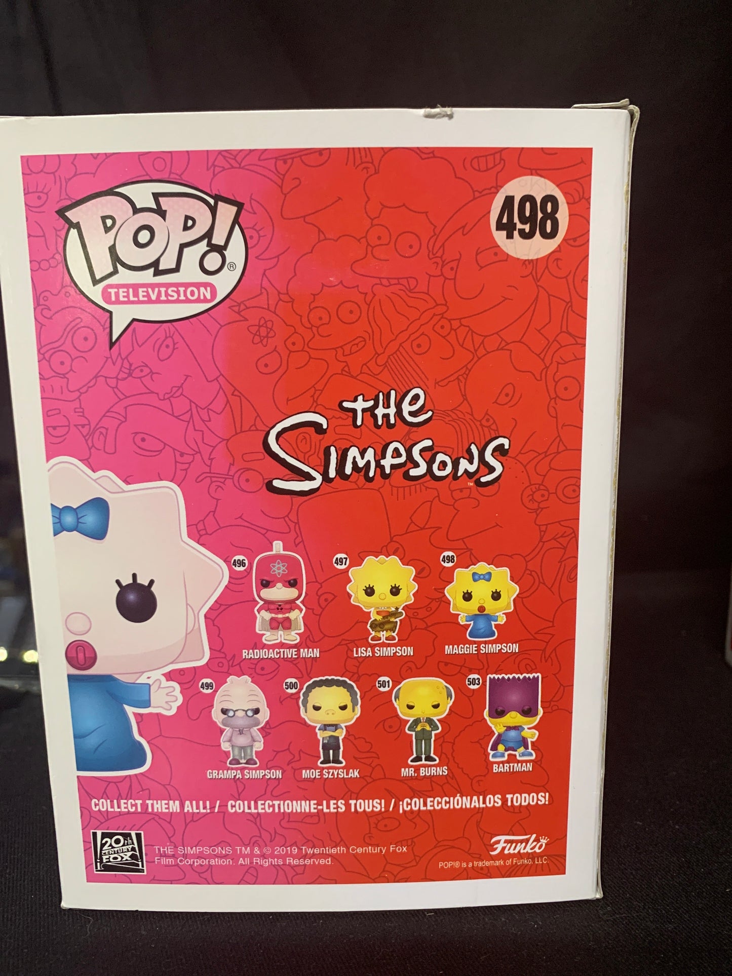 Funko pop television the Simpsons 498 Maggie Simpson Captain Comics and Collectables Pty Ltd