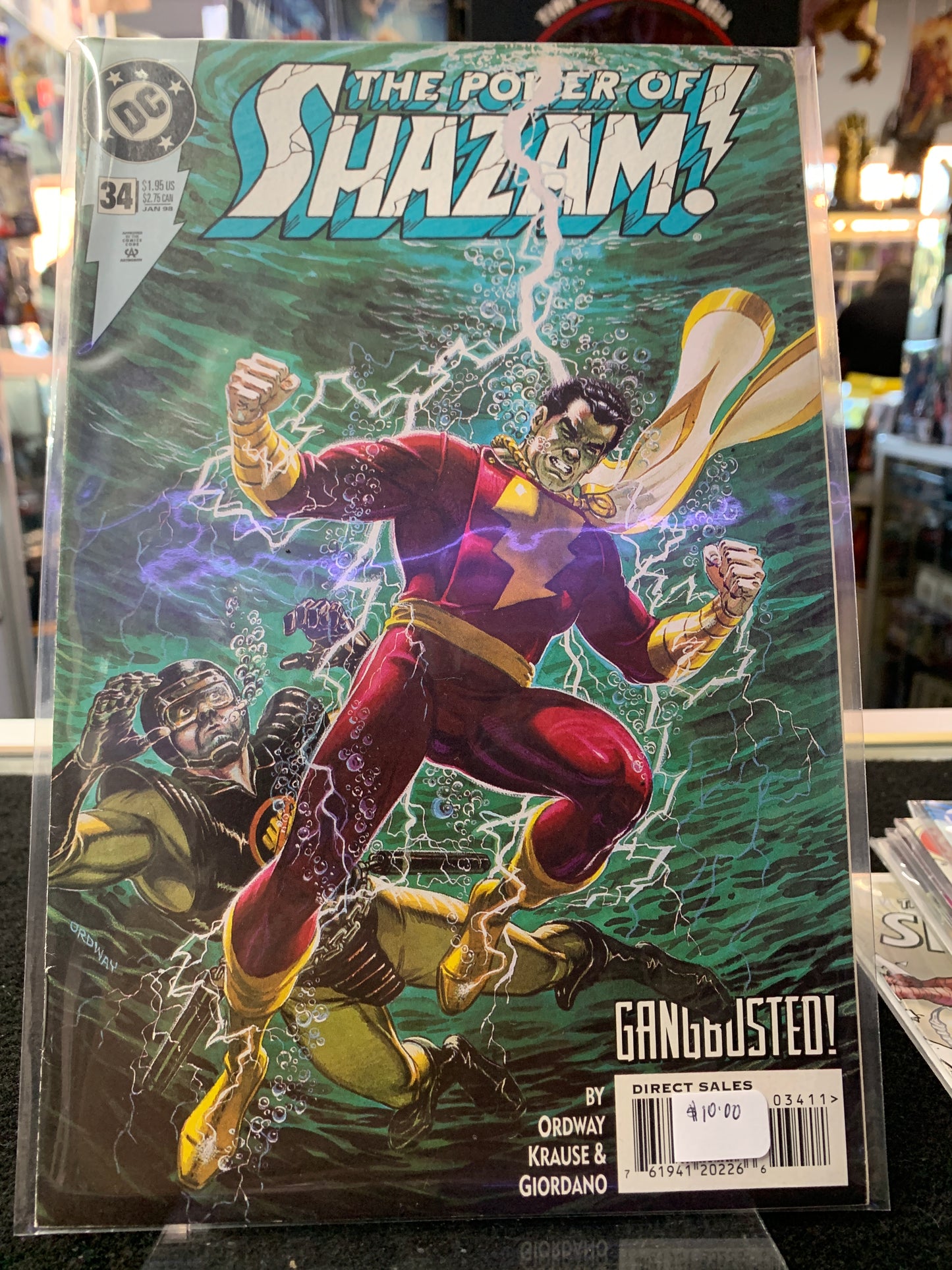 The power of Shazam comic n34
