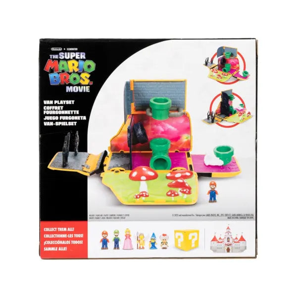 The Super Mario Bros. Movie Van Playset with 1.25” Mini Mario Figure - N06585