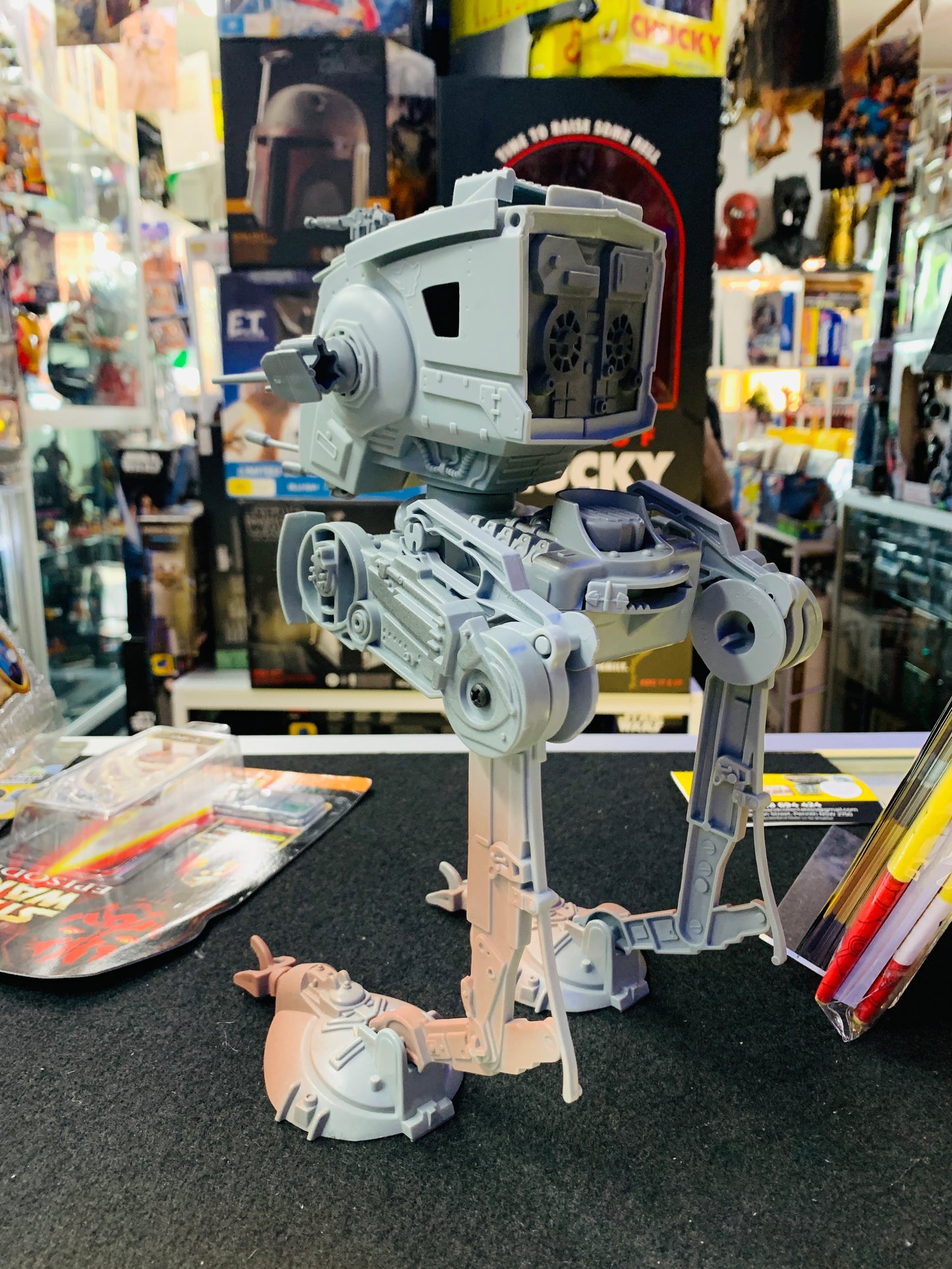 Star Wars kenner 1995 the power of the force imperial AT-ST scout Walker box old