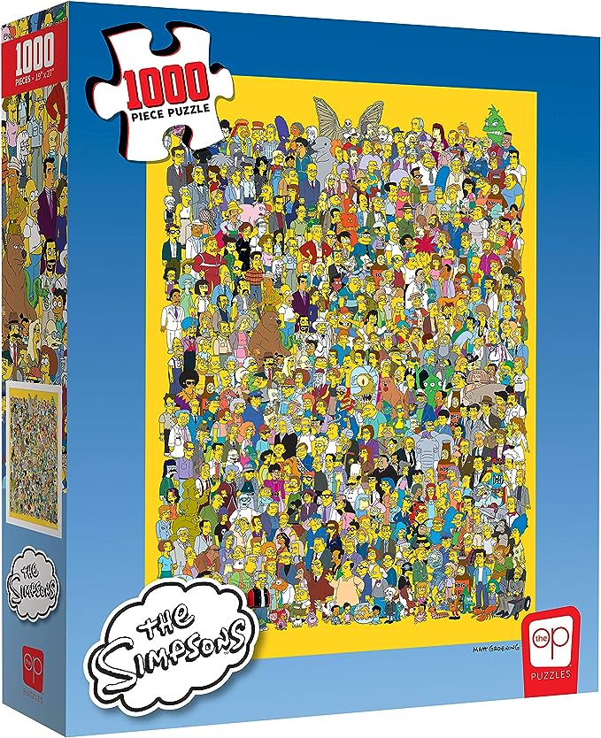 The Simpsons - Cast of Thousands 1000-Piece Puzzle - N09292