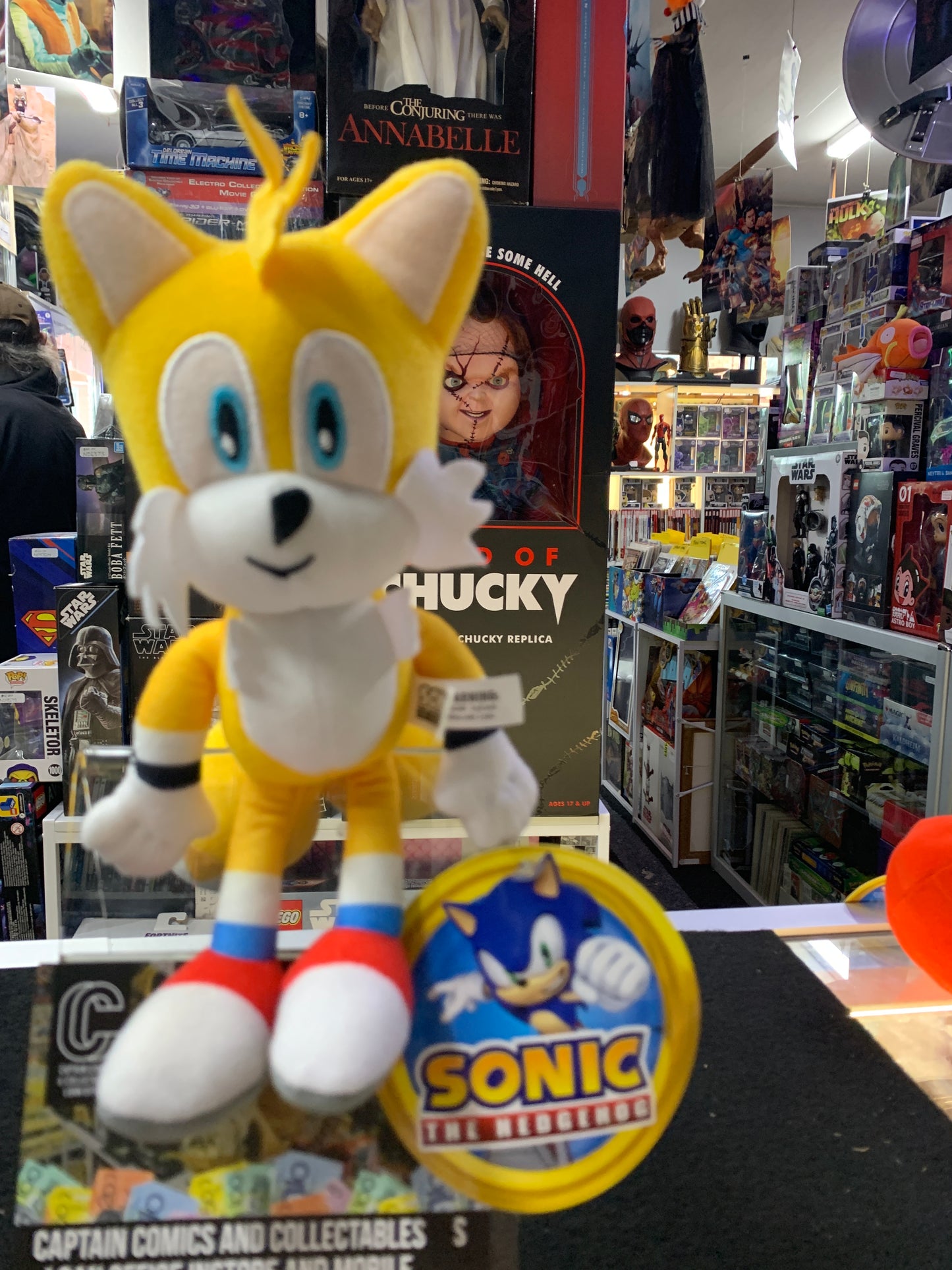 Sonic the hedgehog soft toy