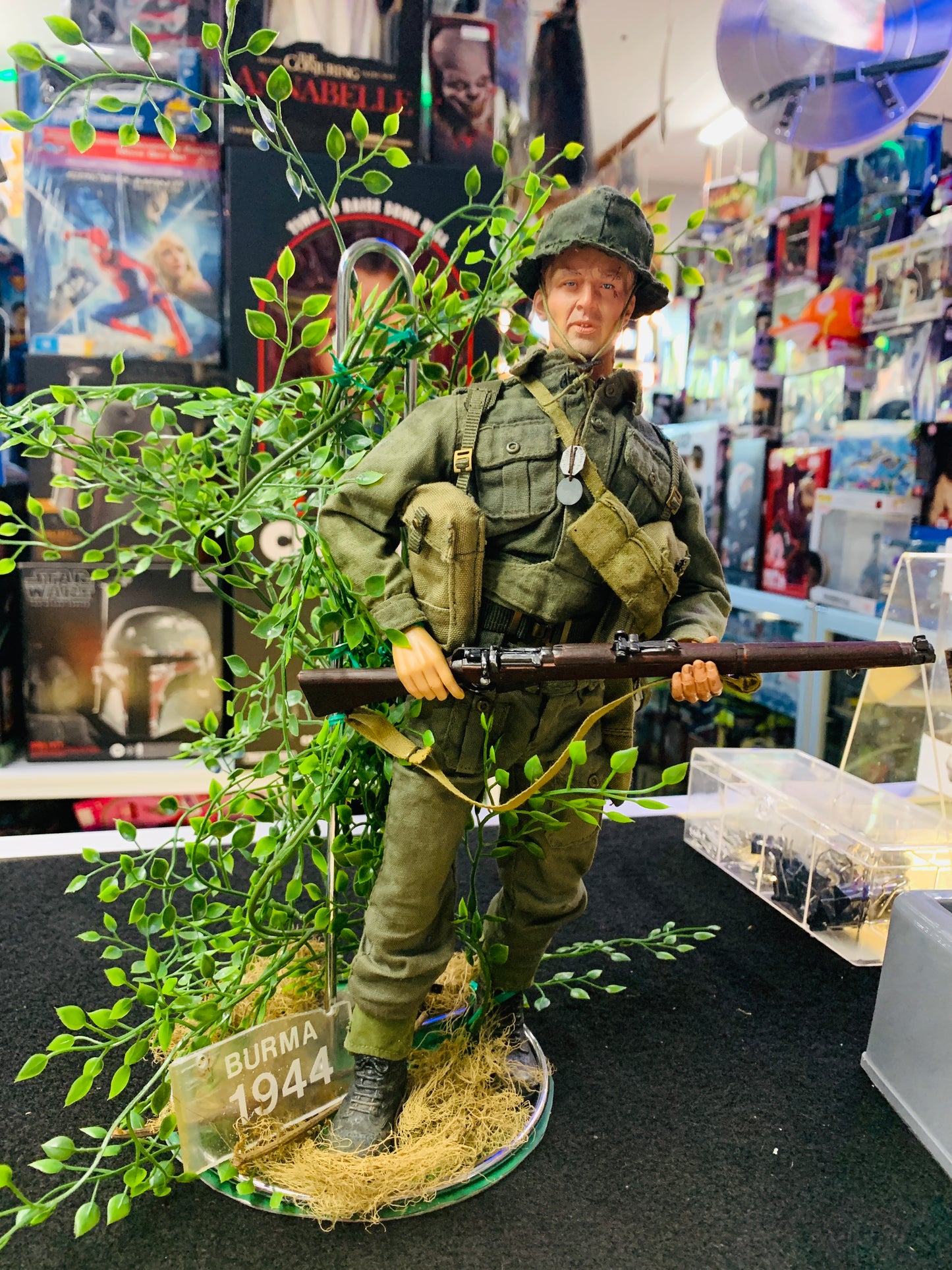 British solider in Burma 1944
