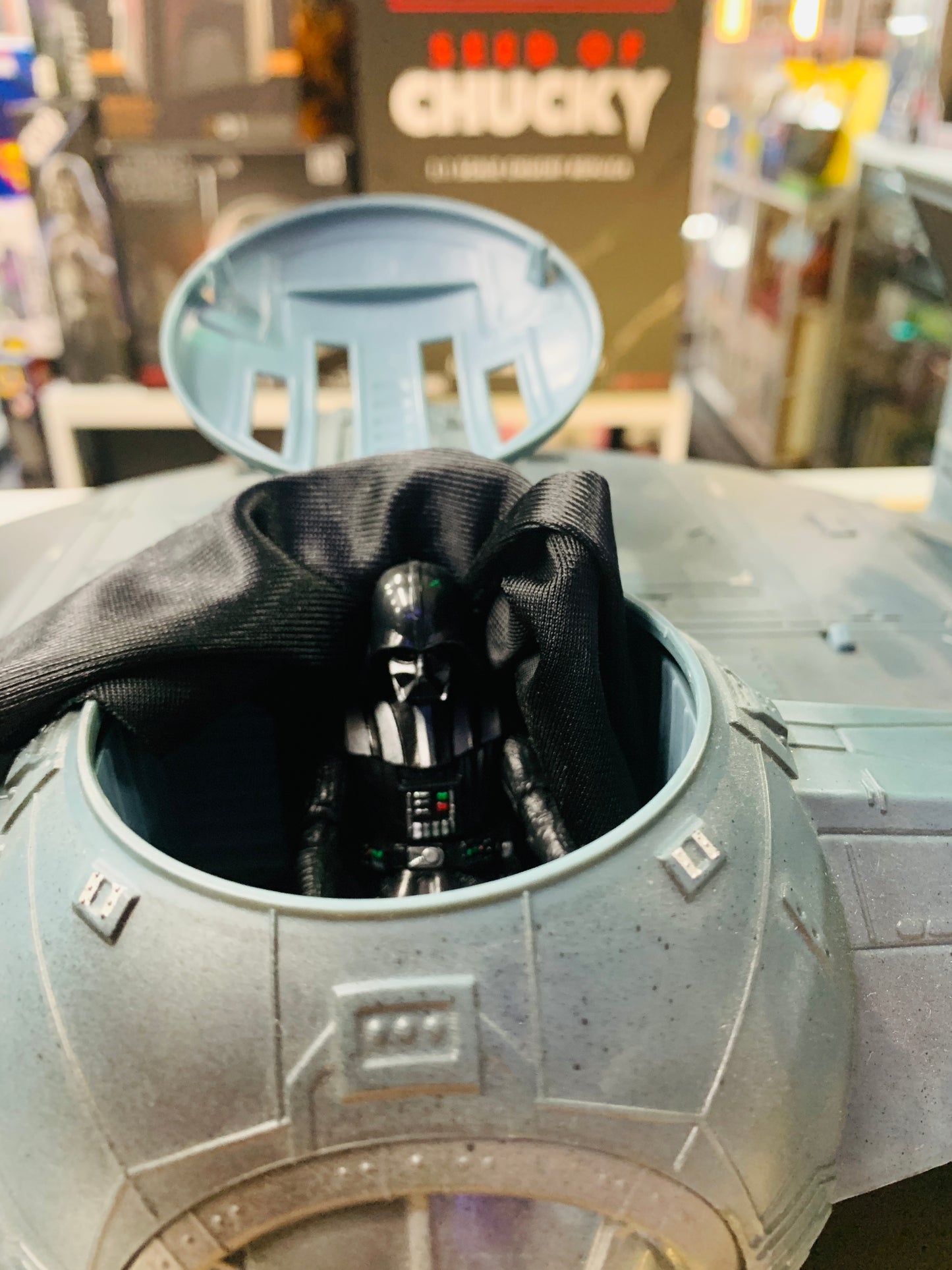 Star Wars Darth Vader imperial tie fighter no box 2003 Hasbro