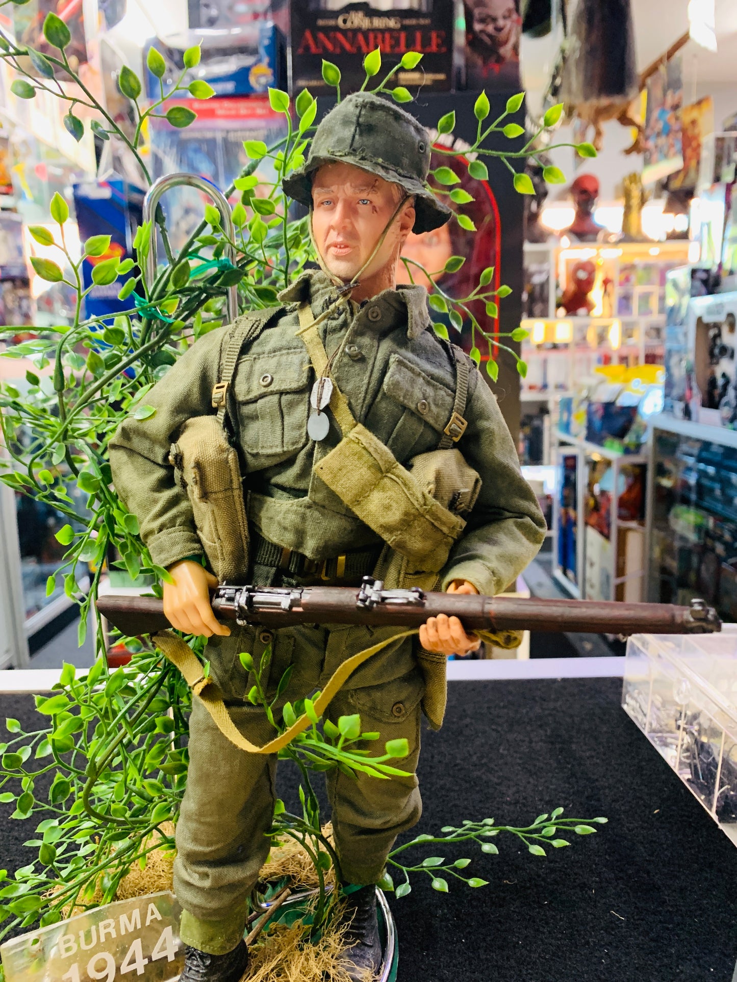 British solider in Burma 1944