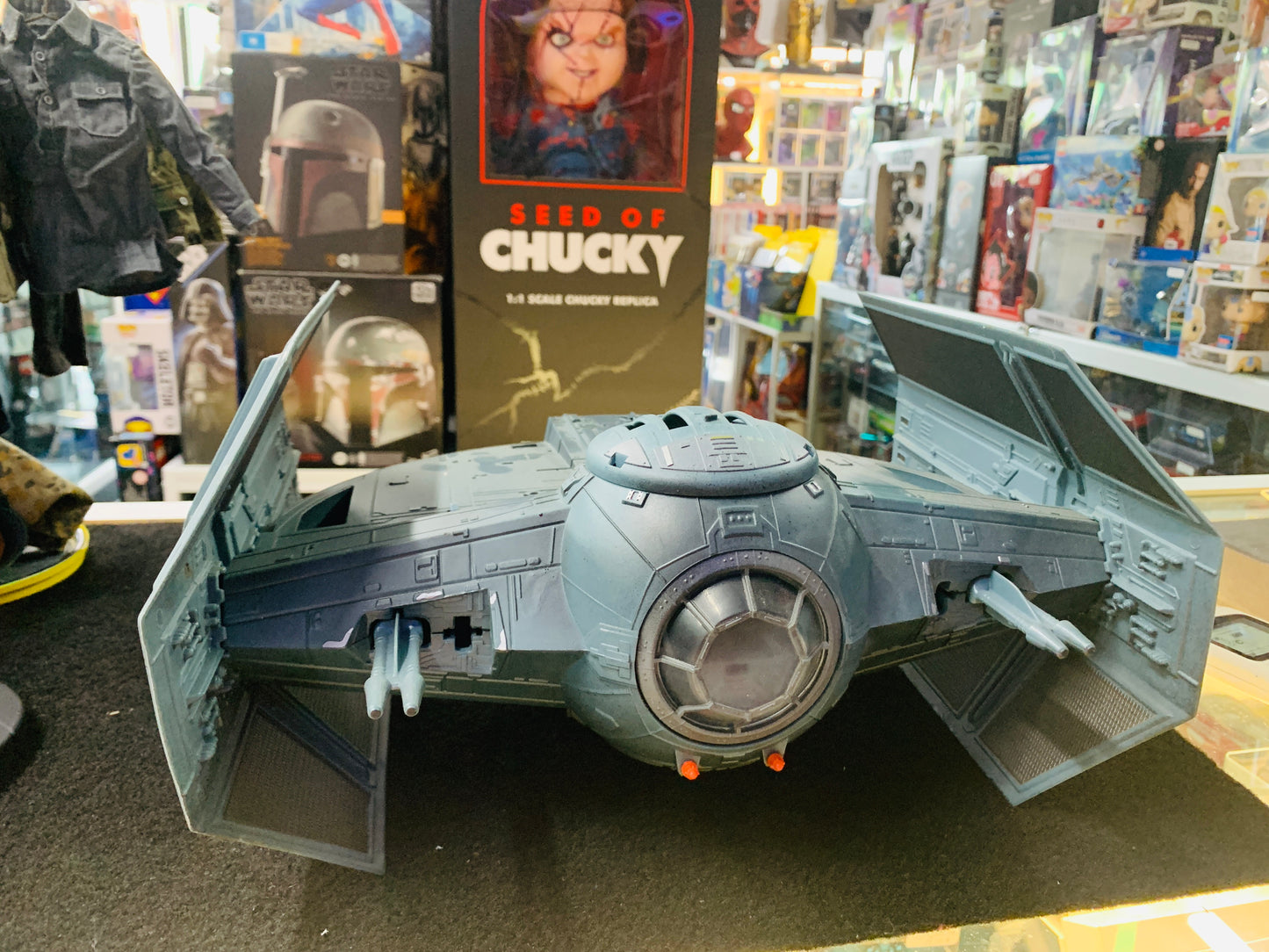 Star Wars Darth Vader imperial tie fighter no box 2003 Hasbro