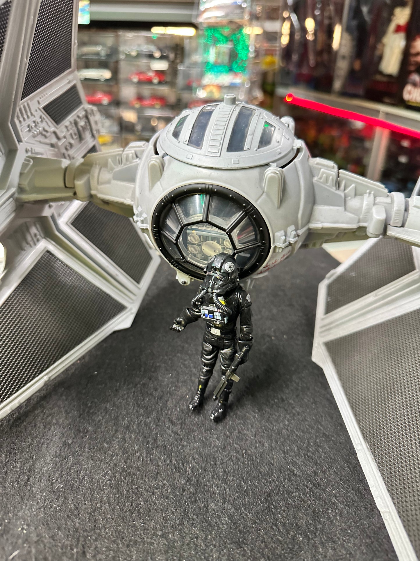 Star Wars “Elite Tie Interceptor” With 181st Squadron Tie Pilot