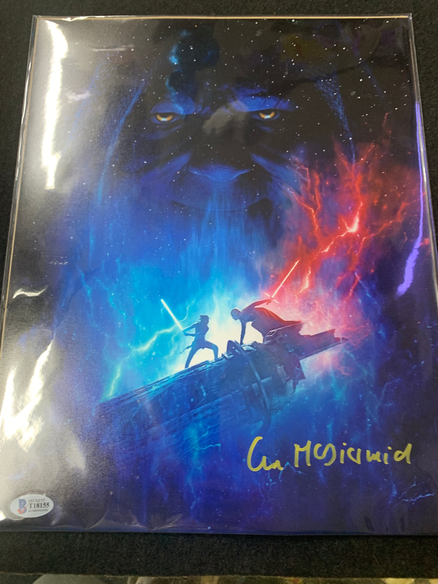 Star Wars Dark Lord signed with certificate of authenticity with Beckett