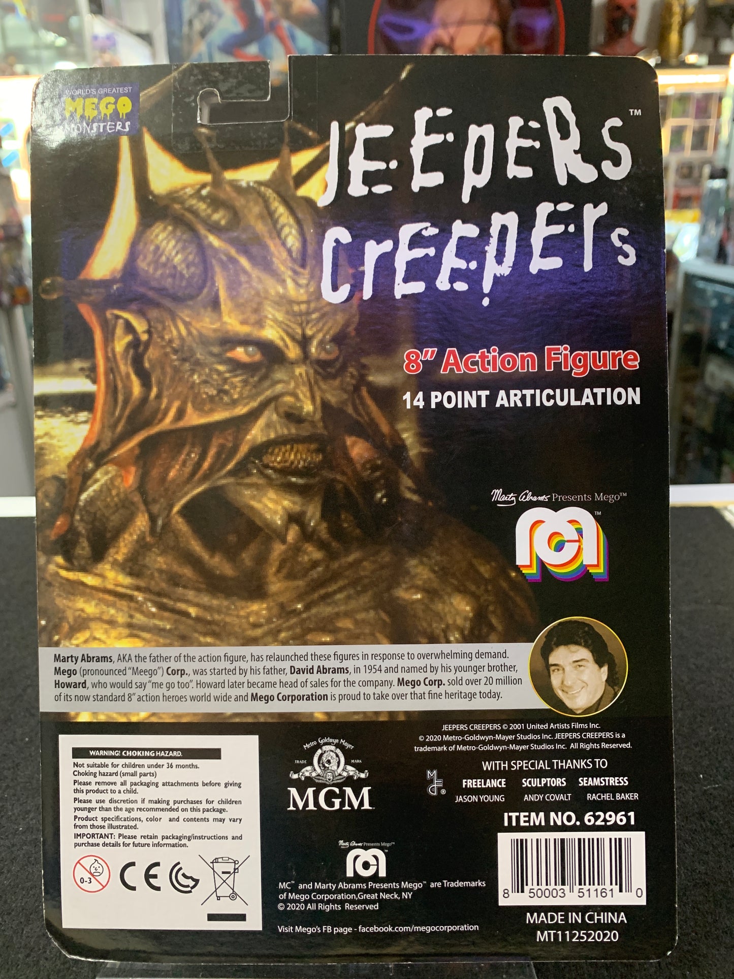 Jeepers creepers horror 8 inch statue