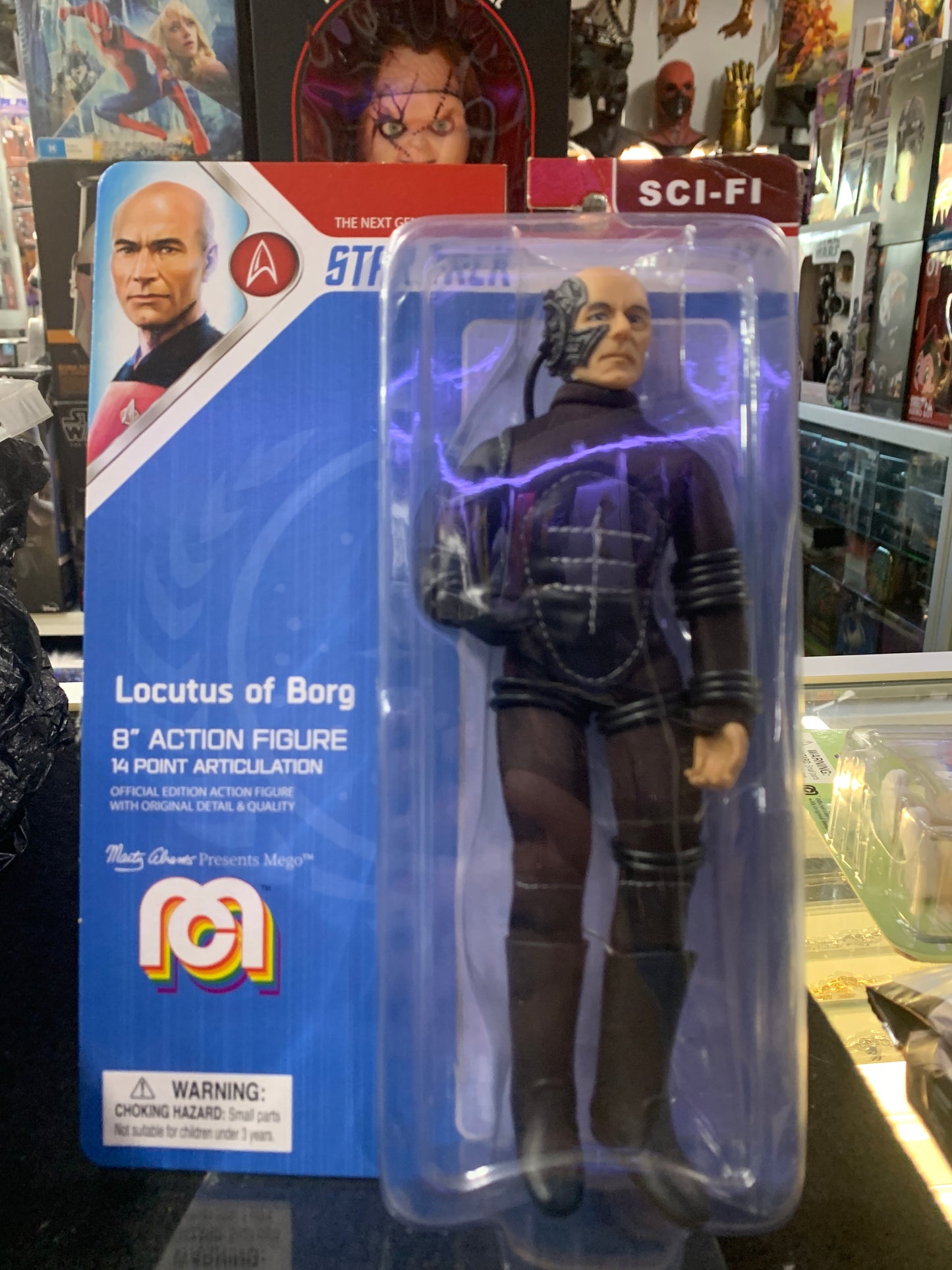 Star Trek locutus of borg 8 inch figurine