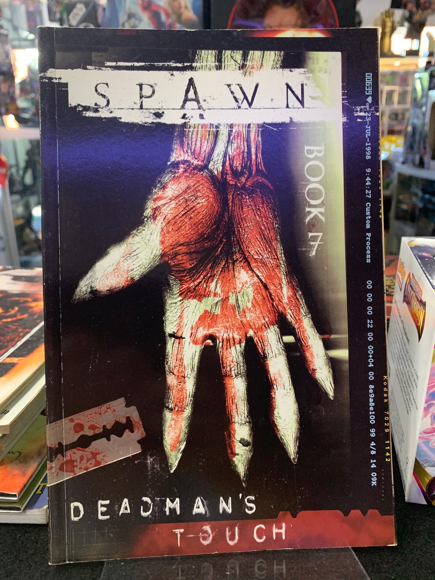 Spawn dead man’s touch book 7 graphic novel
