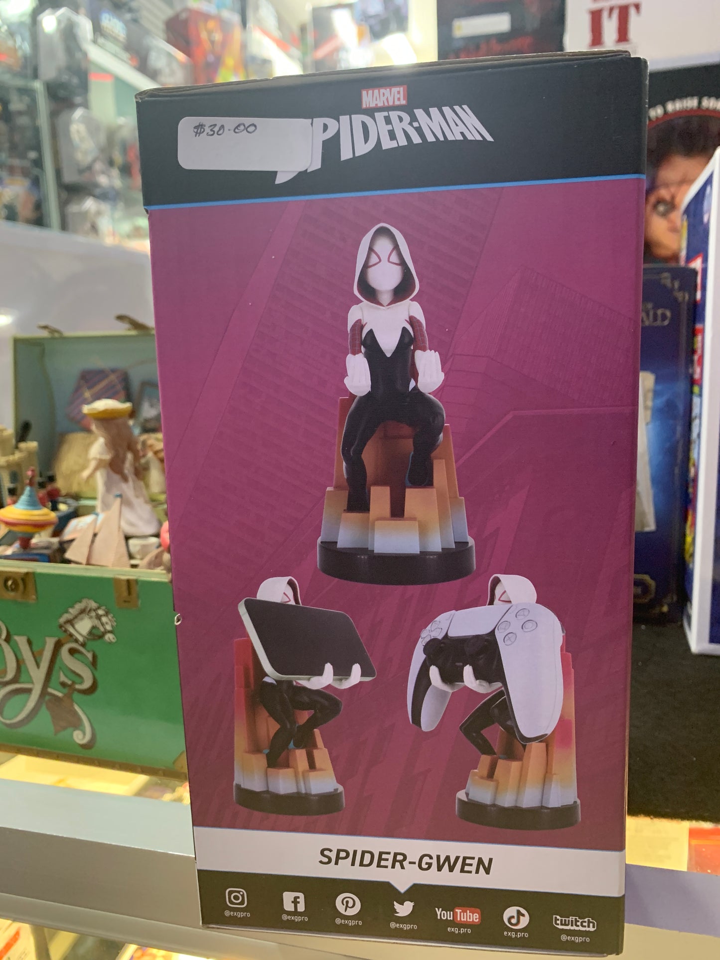 Spiderman spider Gwen remote control holder