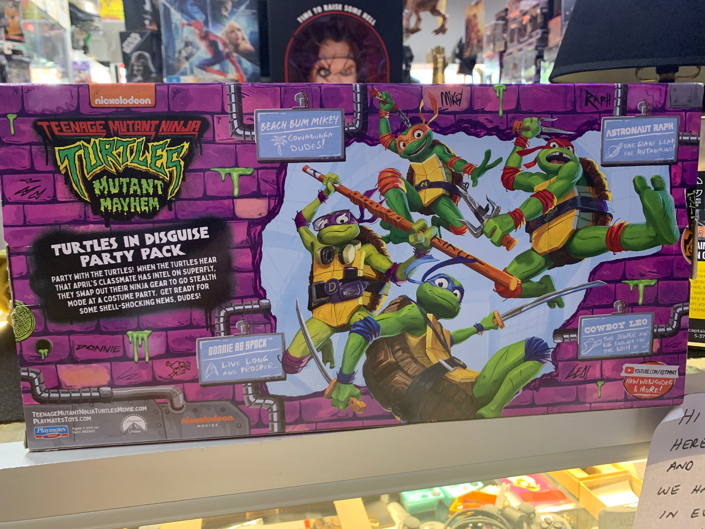 Teenage mutant ninja turtles turtles, turtles in disguise party pack