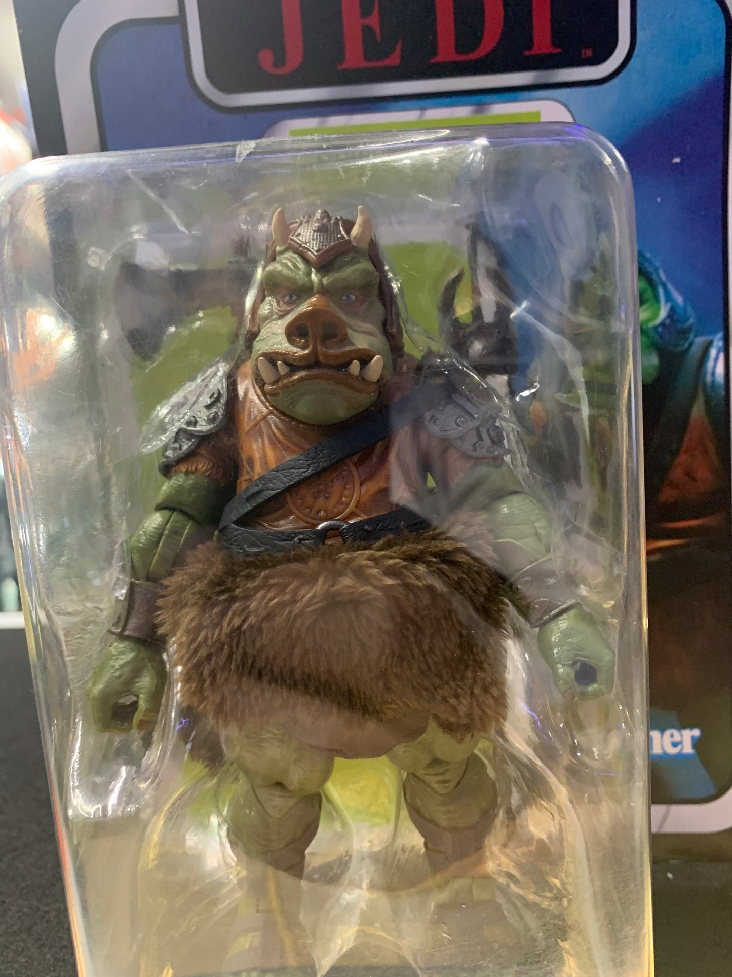 Star Wars return of the Jedi Gamorrean guard box damaged