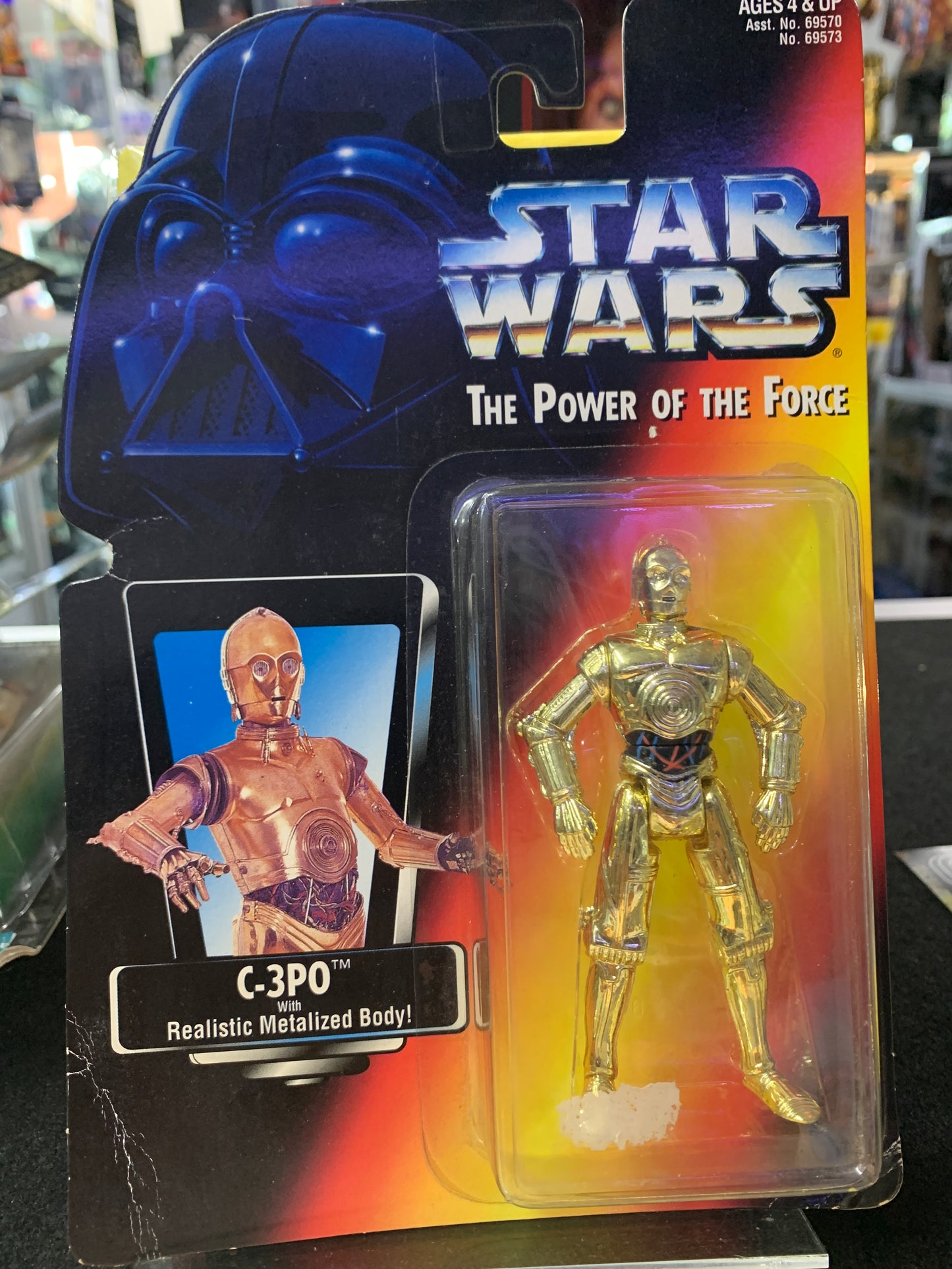 Star Wars the power of the force CP3O Kenner 1995