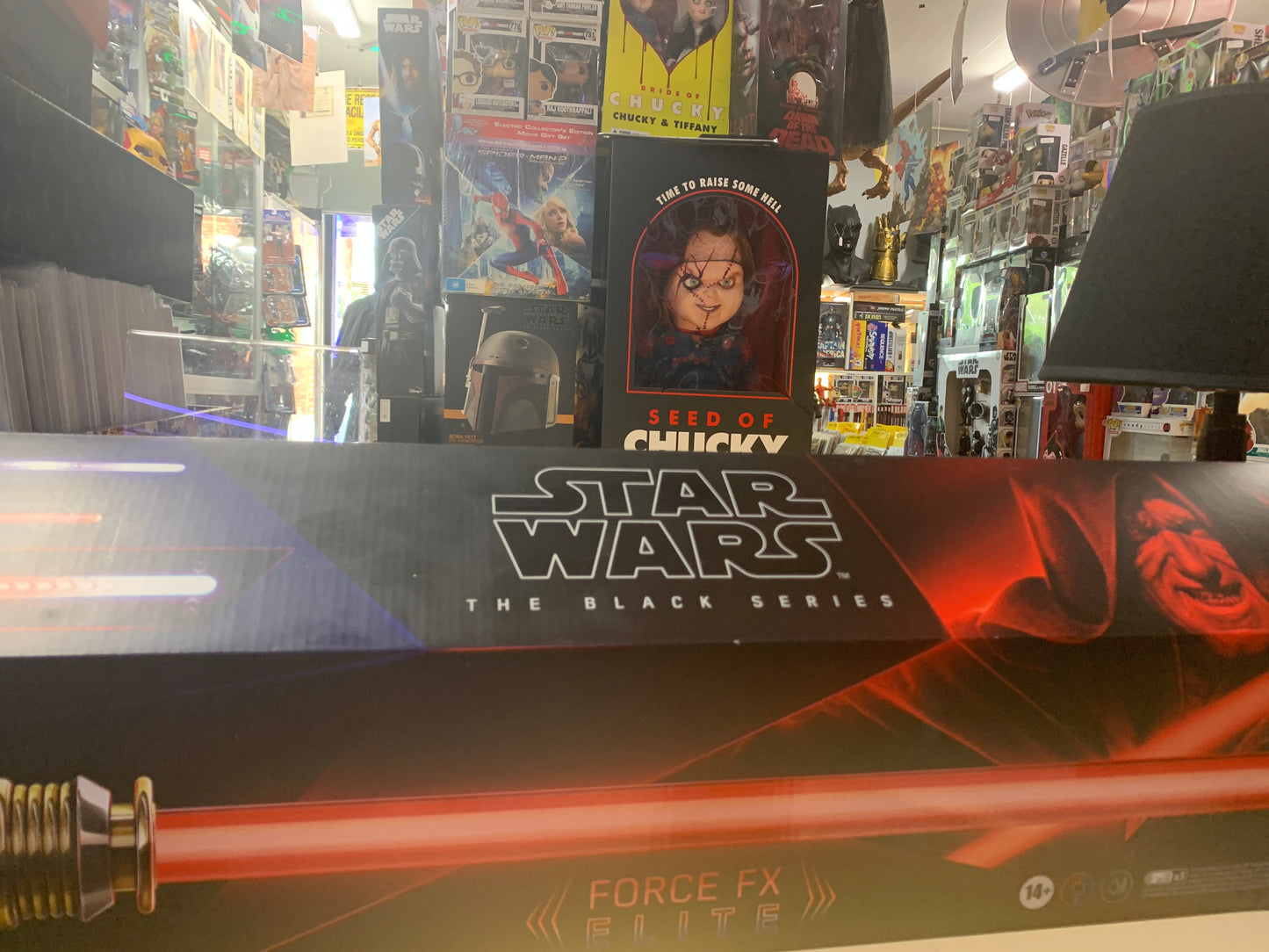 Star Wars the black series emperor palpatine force fx elite lightsaber