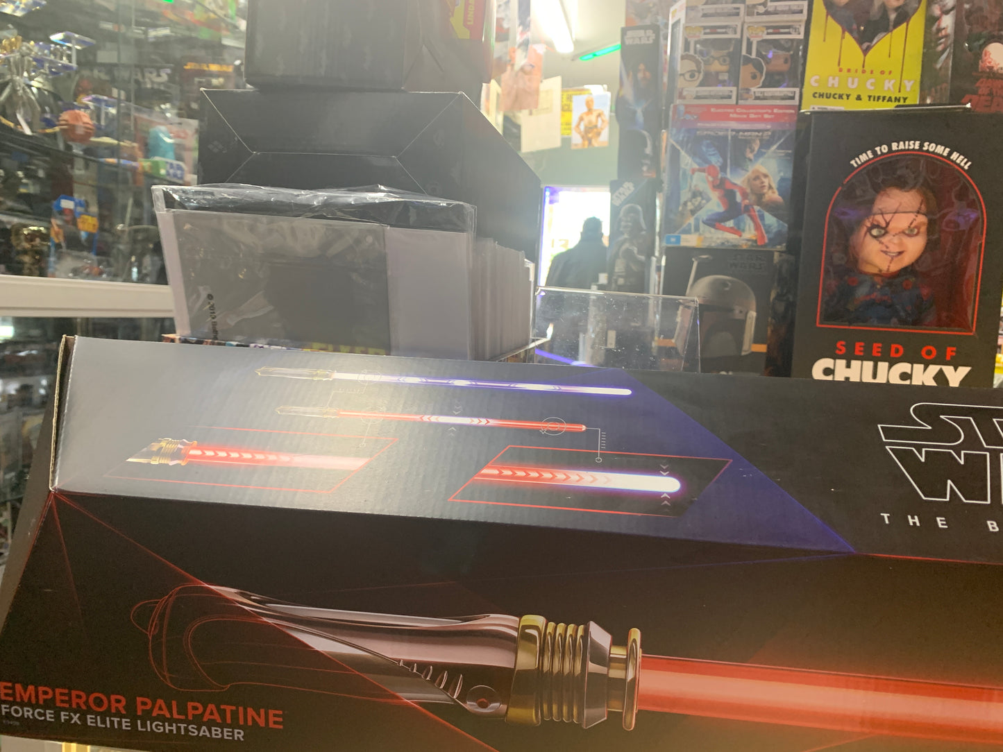 Star Wars the black series emperor palpatine force fx elite lightsaber