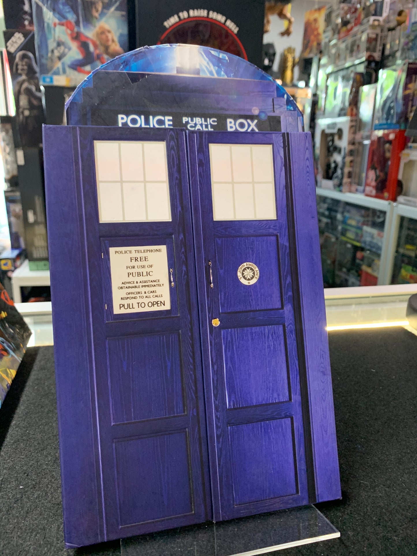 Doctor Who police public call box book used to