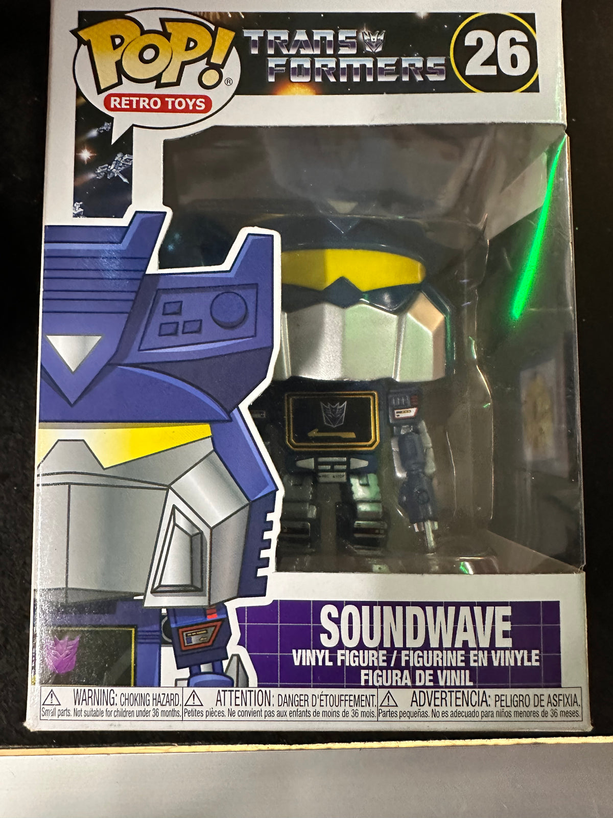 FUNKO POP TRANSFORMERS SOUNDWAVE #26