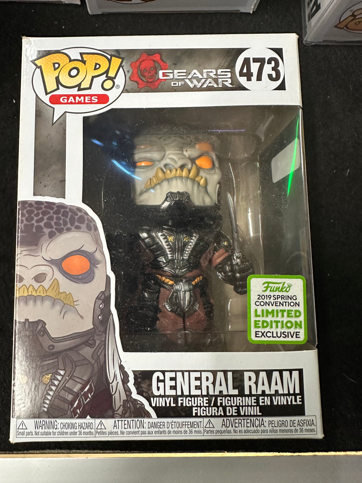 FUNKO POP GEARS OF WAR GENERAL RAAM 2019 LIMITED EDITION #473