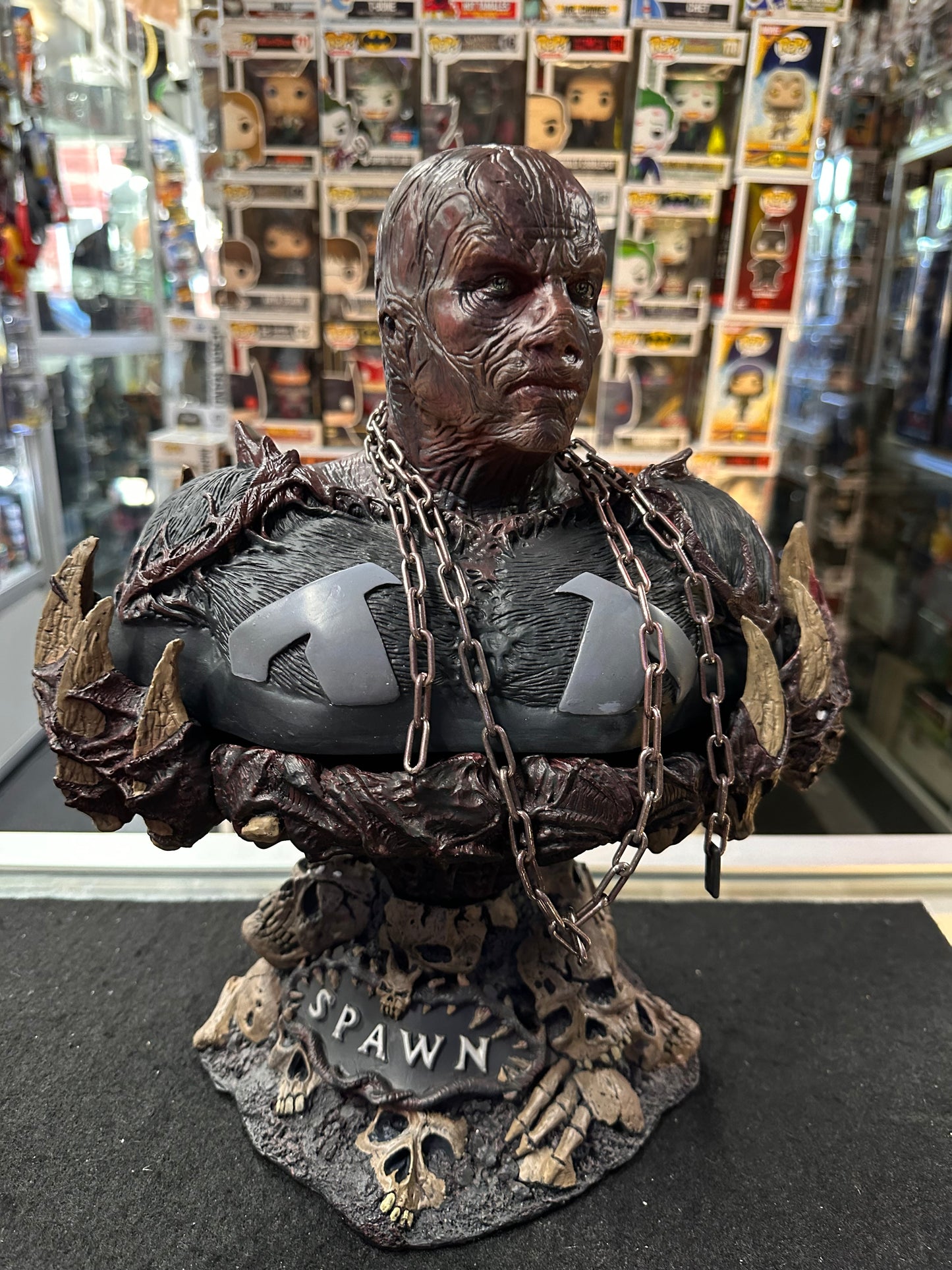 SPAWN THE POLYSTONE CAST BUST