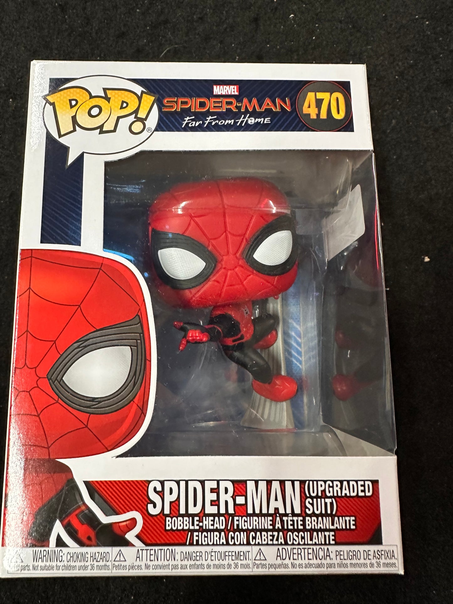 FUNKO POP MARVEL SPIDER-MAN (UPGRADED SUIT) #470