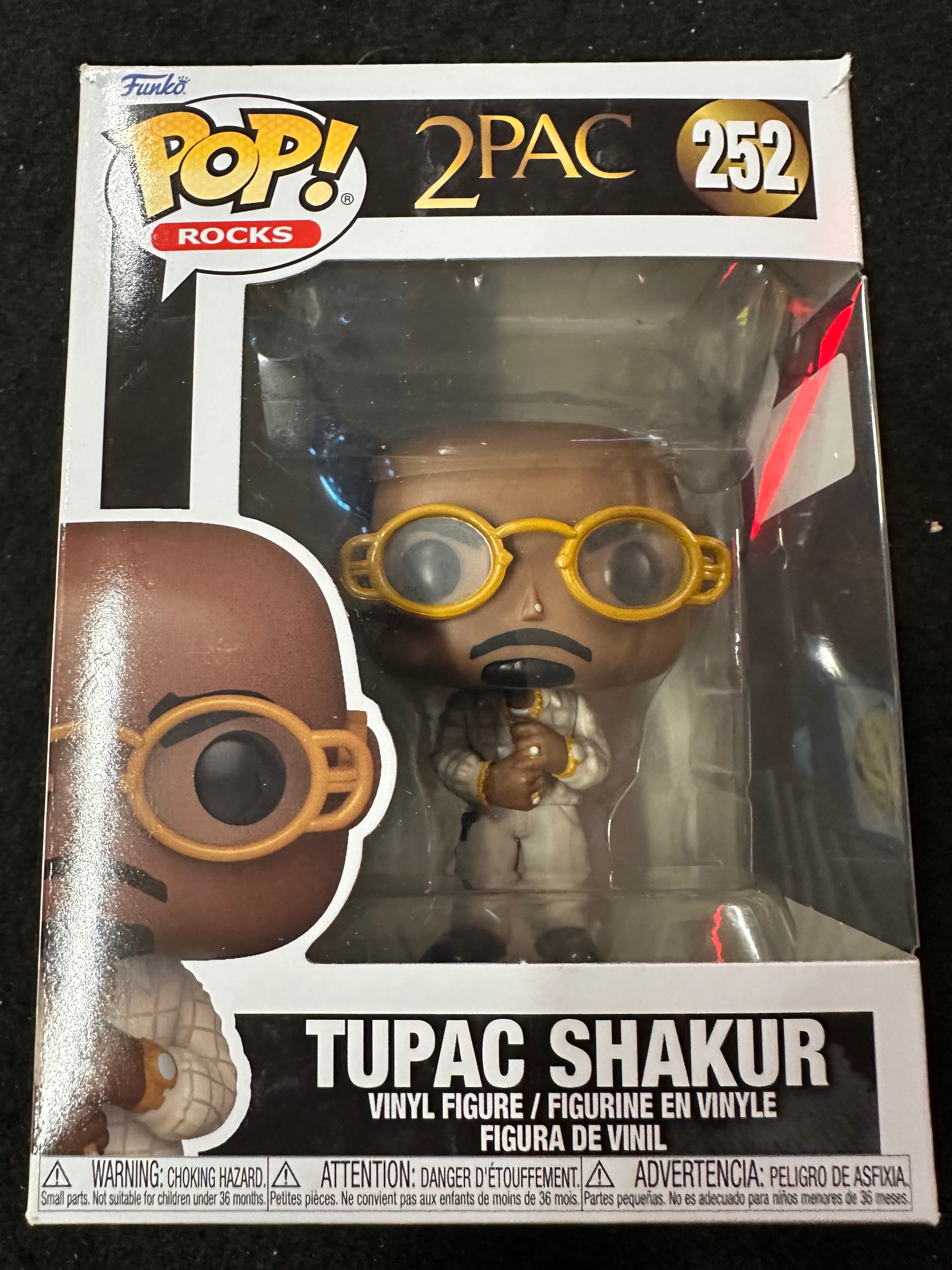 FUNKO POP 2PAC TUPAC SHAKUR #252 – Captain Comics and Collectables Pty Ltd