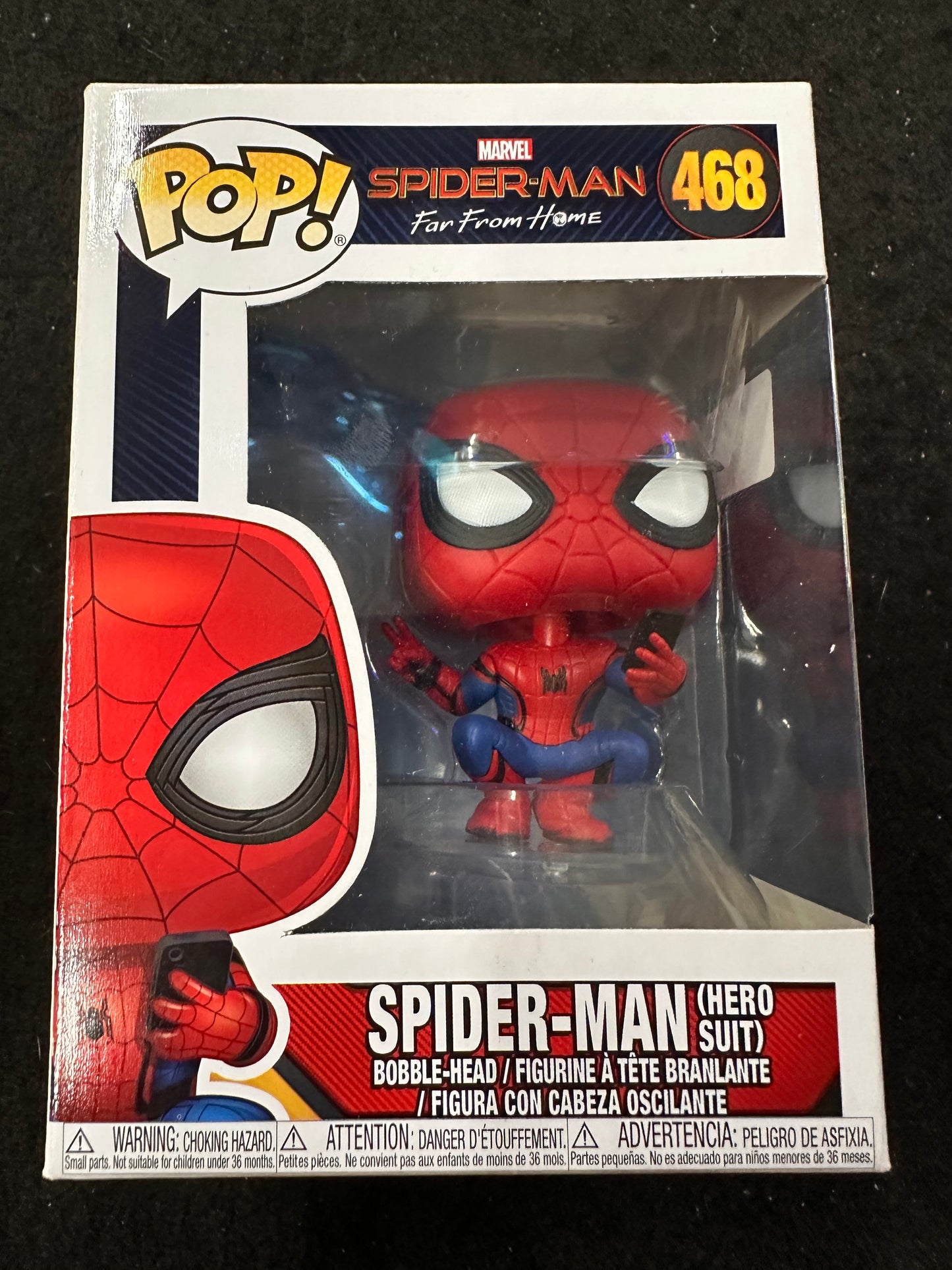 FUNKO POP MARVEL SPIDER-MAN (HEROSUIT) #468