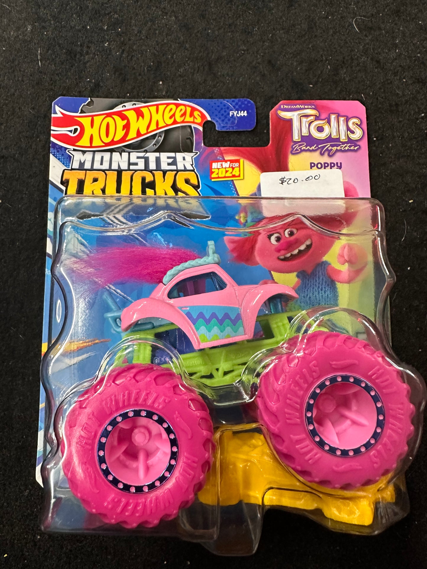 HOTWHEELS MONSTER TRUCKS TROLLS POPPY