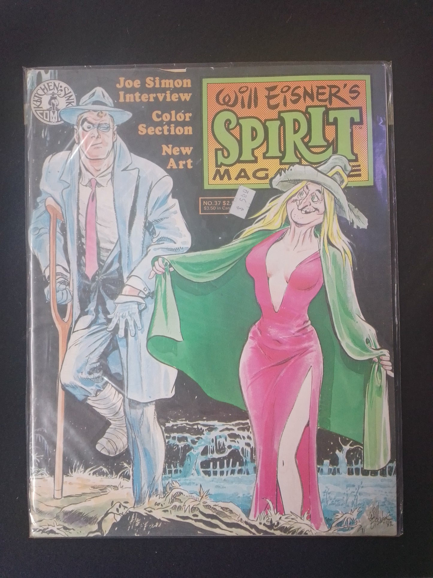 The Spirit #37 By Will Eisner Comic Book - N07922