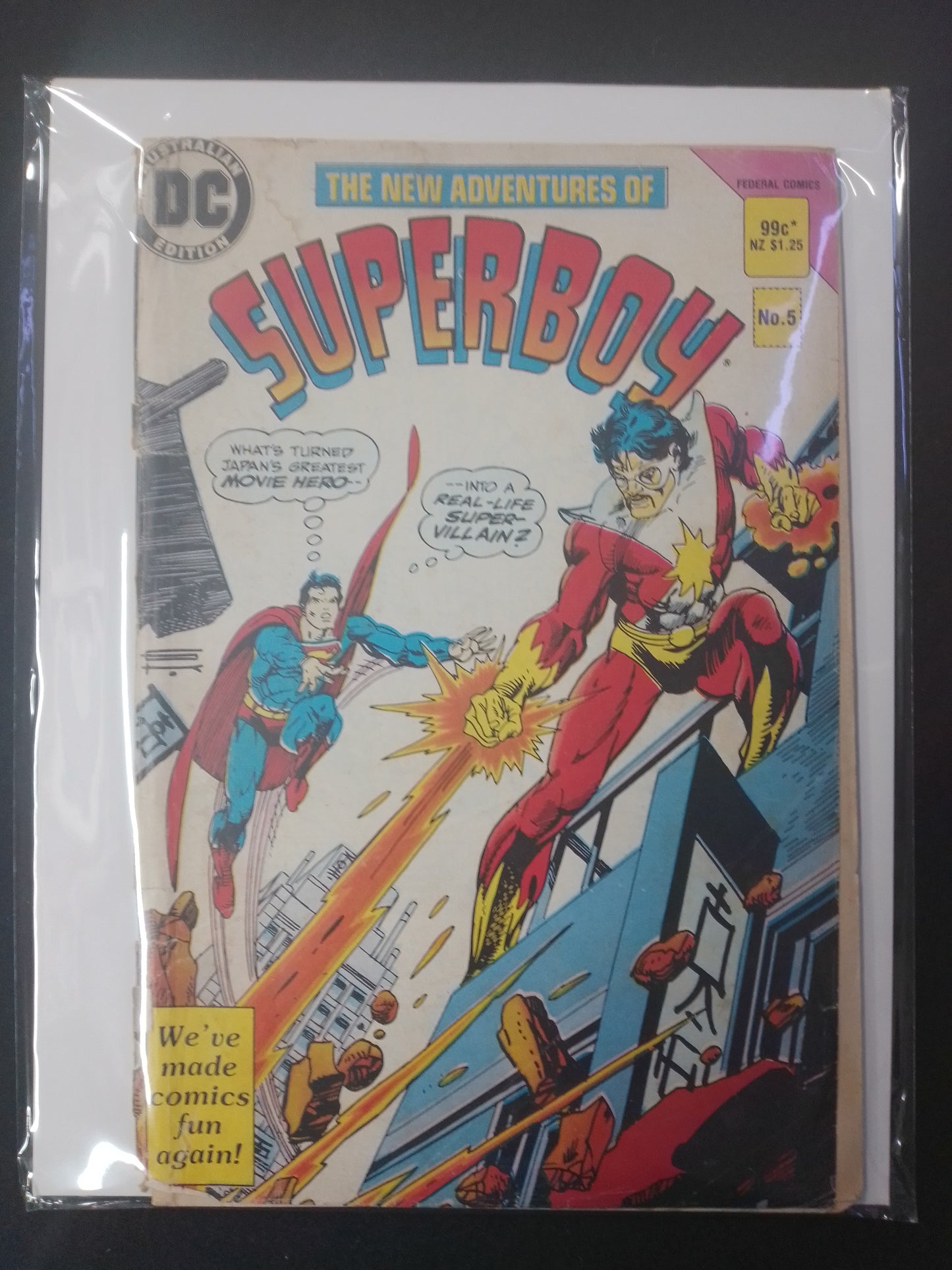 The New Adventures Of Superboy No 5 DC Comic Book - N07950