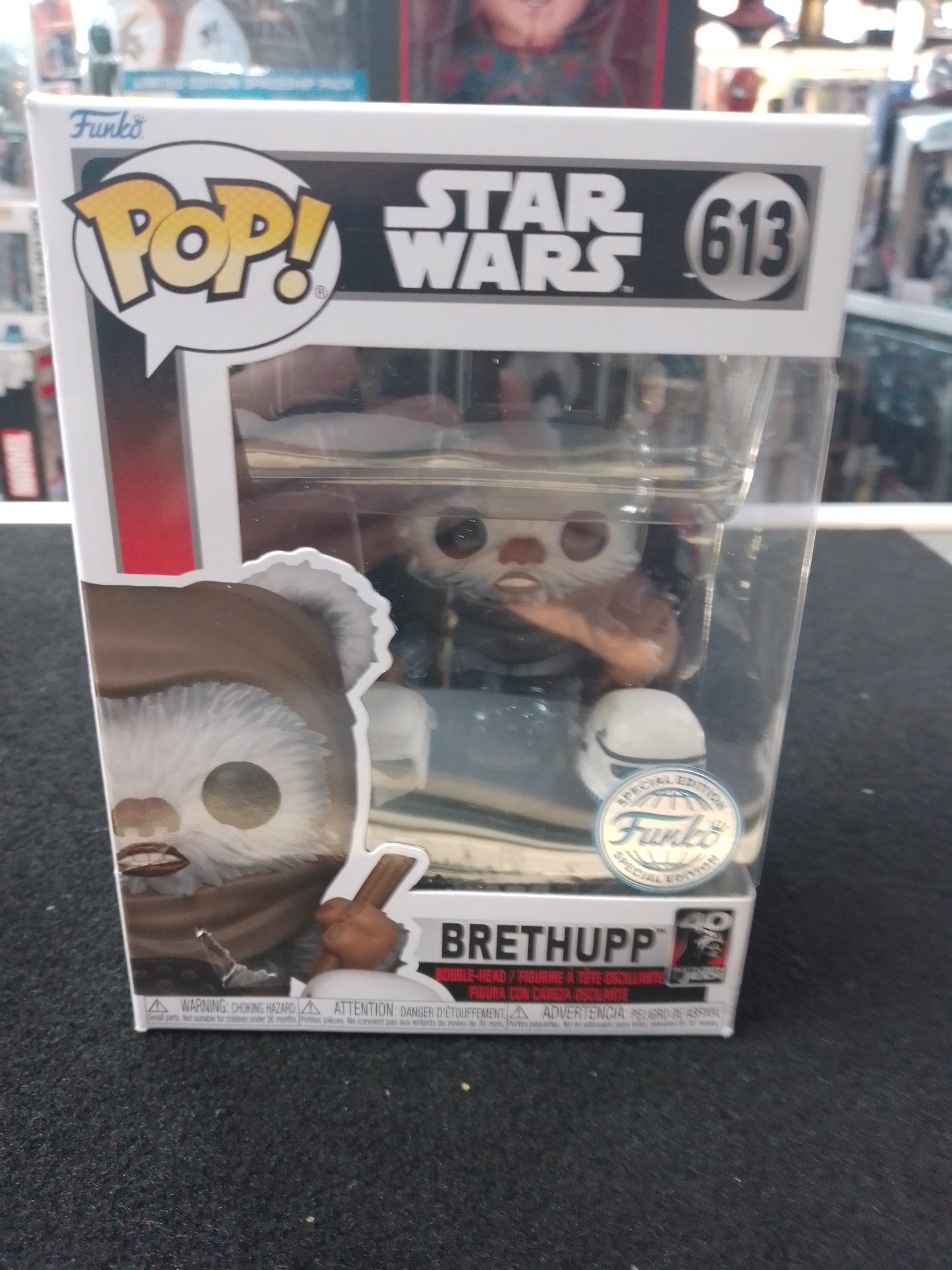 Star Wars Episode VI - Brethupp (Ewok Drummer) 40th Anniversary Pop! Vinyl Figure #613