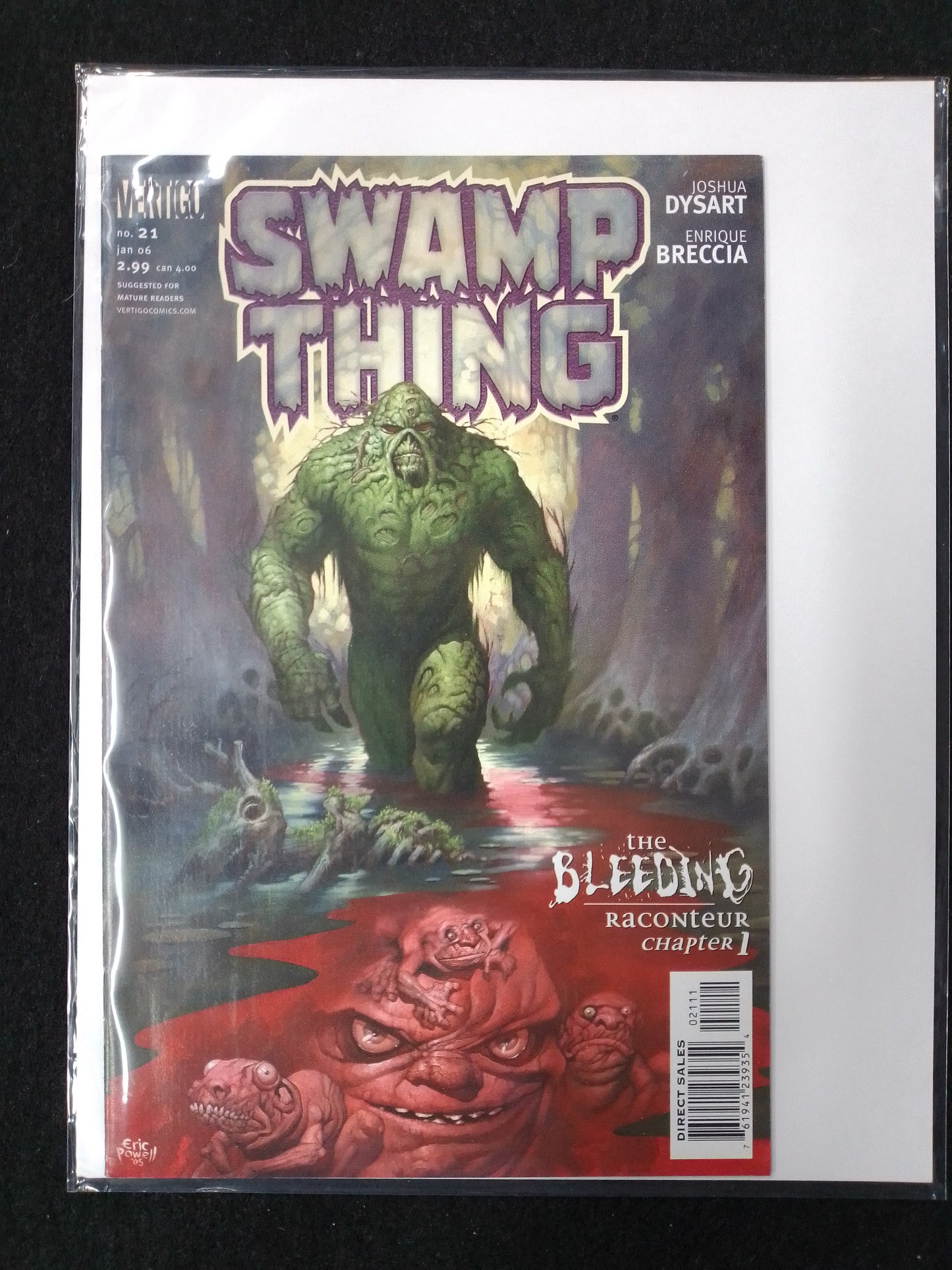 Swamp Thing No 21 The Bleeding Raconteur Chapter 1 Comic Book Vertigo - N08817