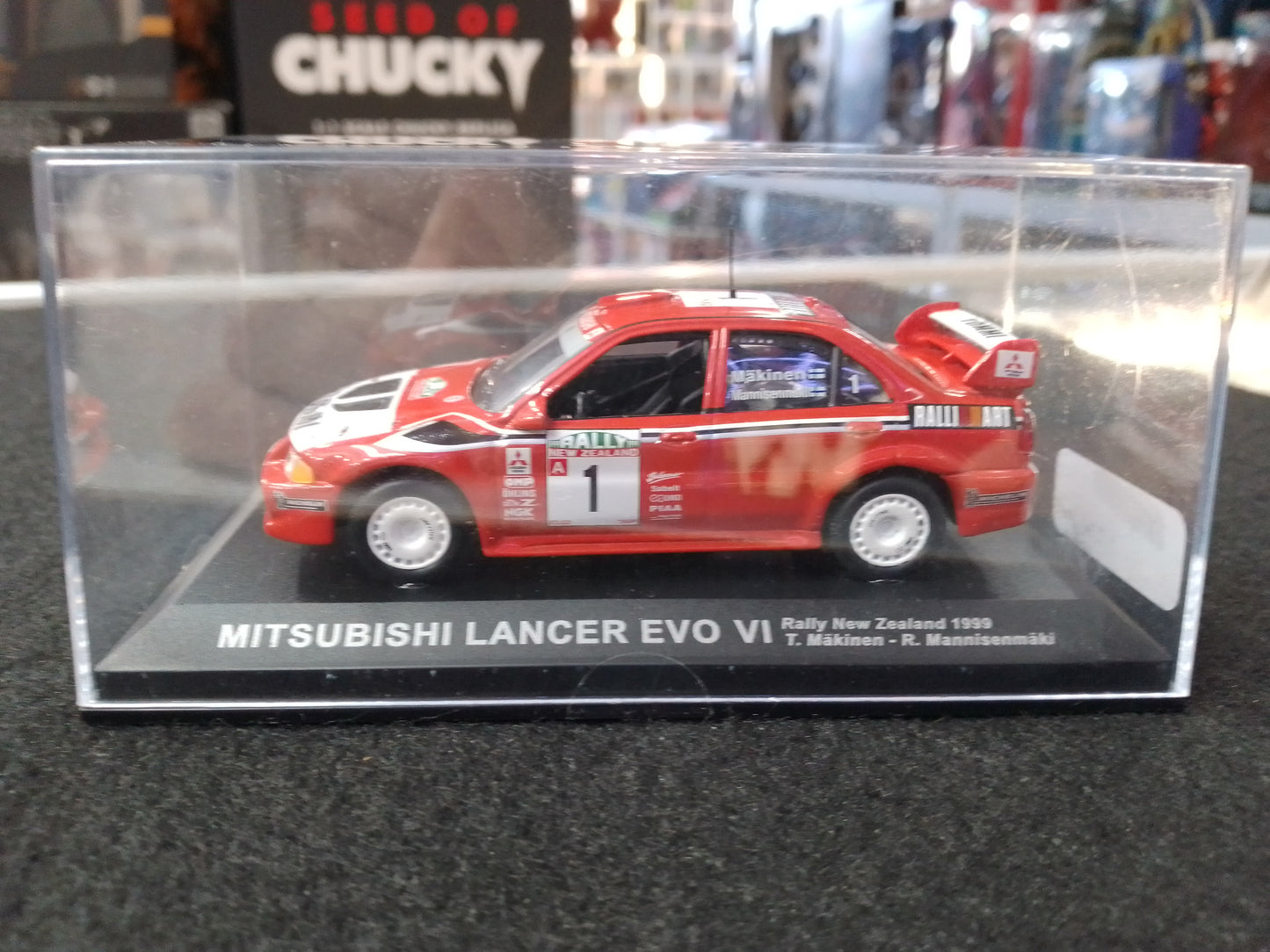 Mitsubishi Lancer Evo VI Rally New Zealand 1999 Die Cast 1:43 Scale Model Car - N08842
