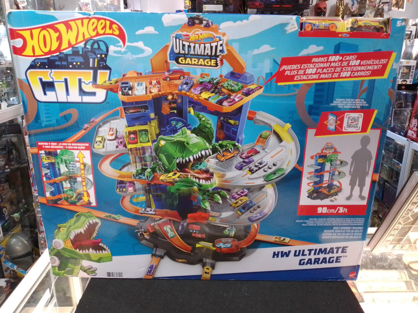 Hot Wheels City Robo T-Rex Ultimate Garage - N08970