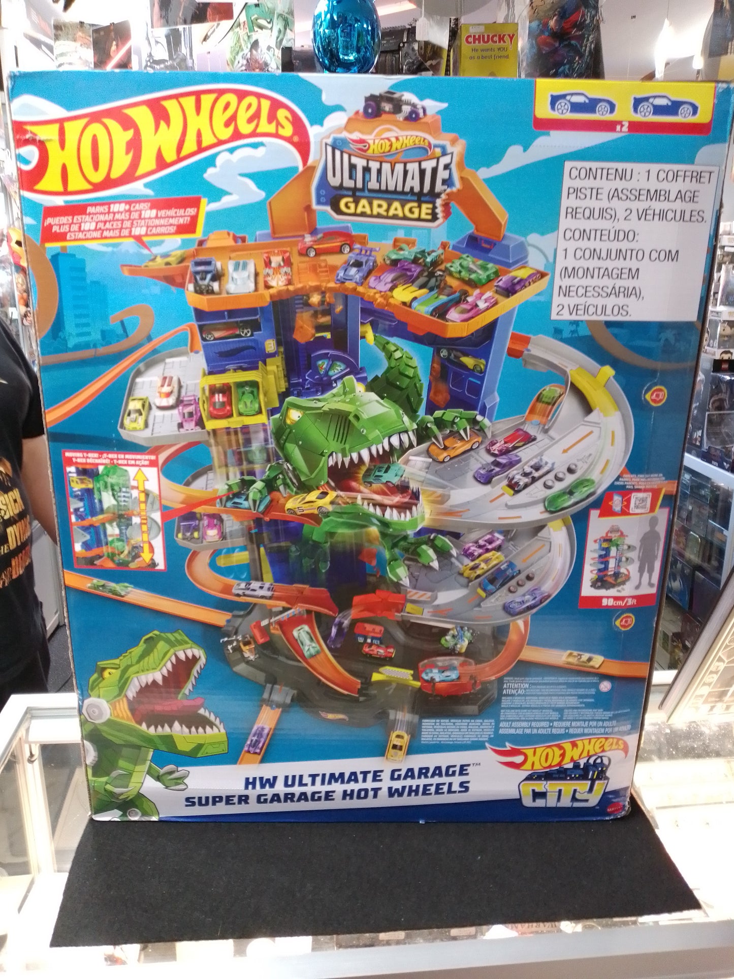 Hot Wheels City Robo T-Rex Ultimate Garage - N08970