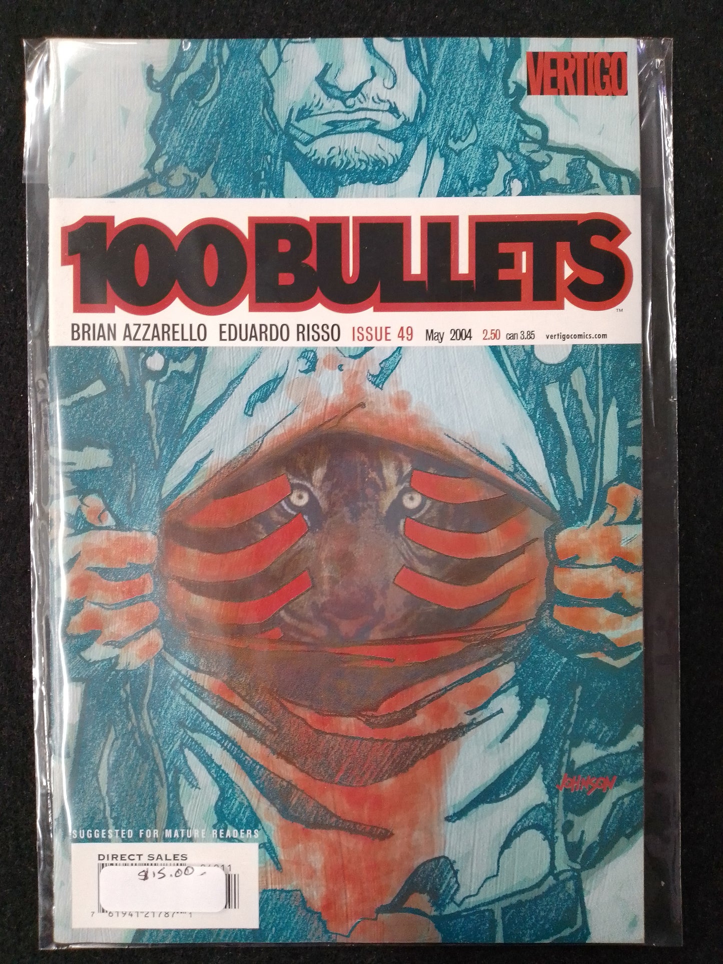 100 Bullets Issue 49 - Vertigo Comics - By Brian Azarello Comic Book - N09041