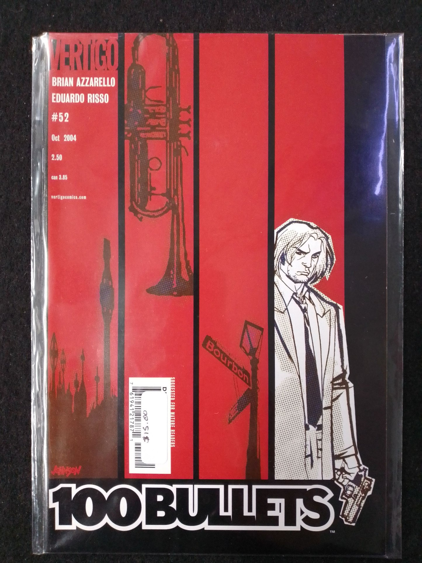100 Bullets Issue 52 - Vertigo Comics - By Brian Azarello Comic Book - N09042