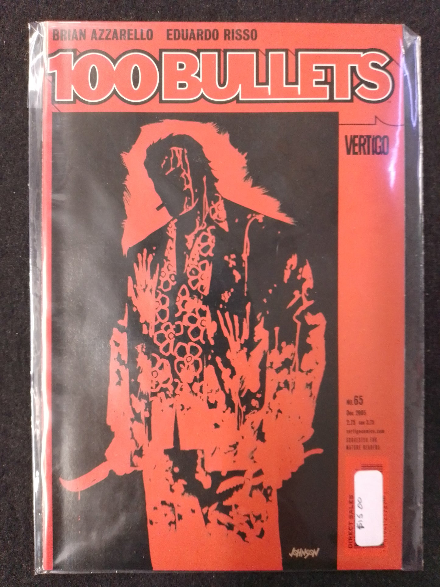 100 Bullets Issue 65 - Vertigo Comics - By Brian Azarello Comic Book - N09049