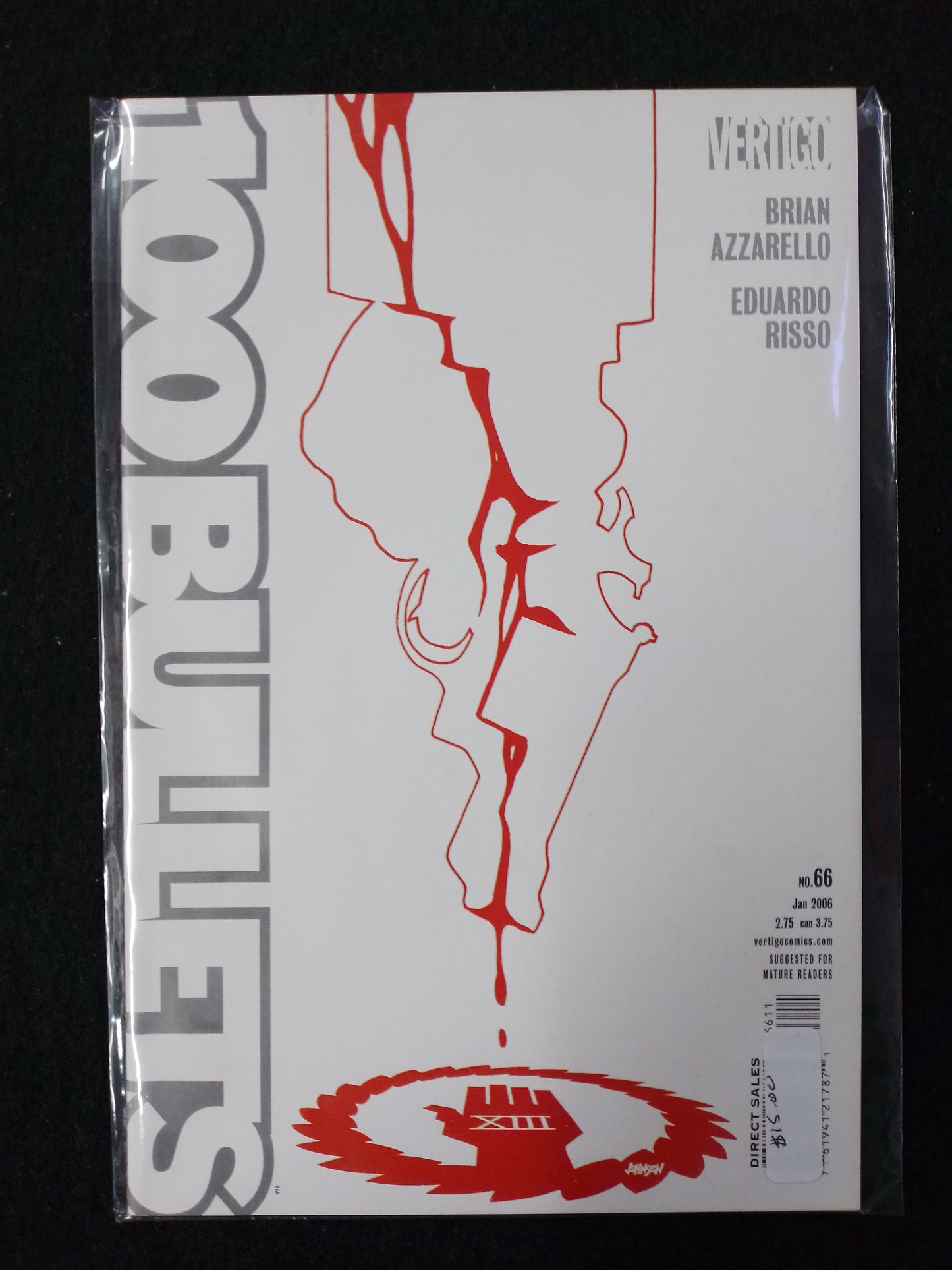 100 Bullets Issue 66 - Vertigo Comics - By Brian Azarello Comic Book - N09050