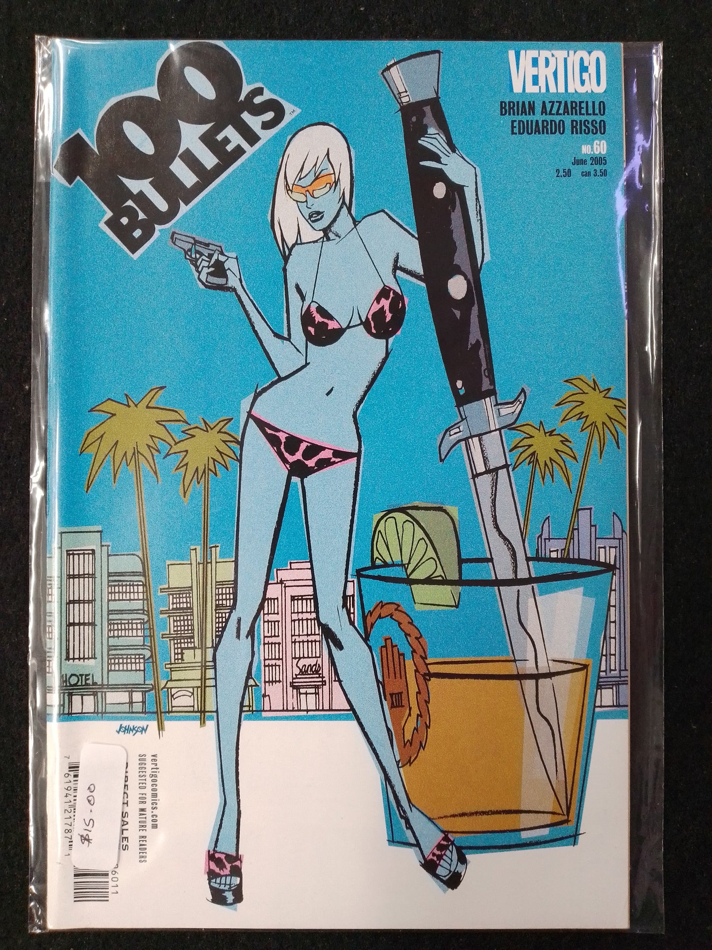 100 Bullets Issue 60 - Vertigo Comics - By Brian Azarello Comic Book - N09066
