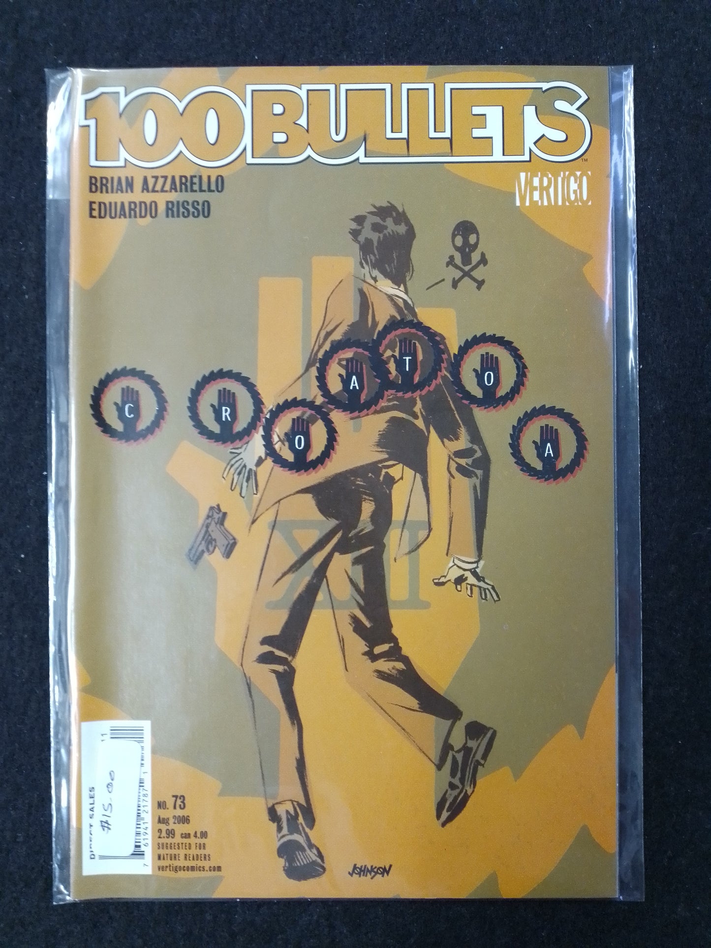 100 Bullets Issue 73 - Vertigo Comics - By Brian Azarello Comic Book - N09068