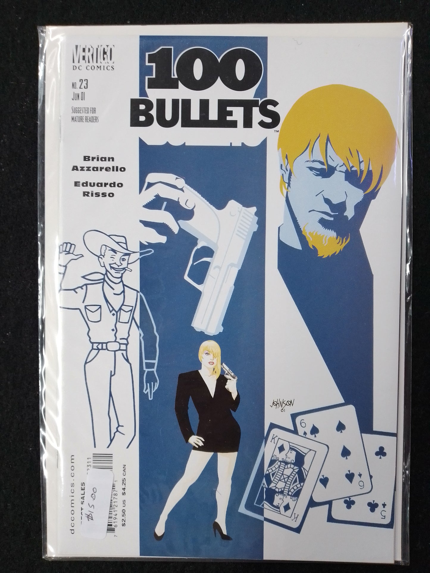 100 Bullets Issue 23 - Vertigo Comics - By Brian Azarello Comic Book - N09071