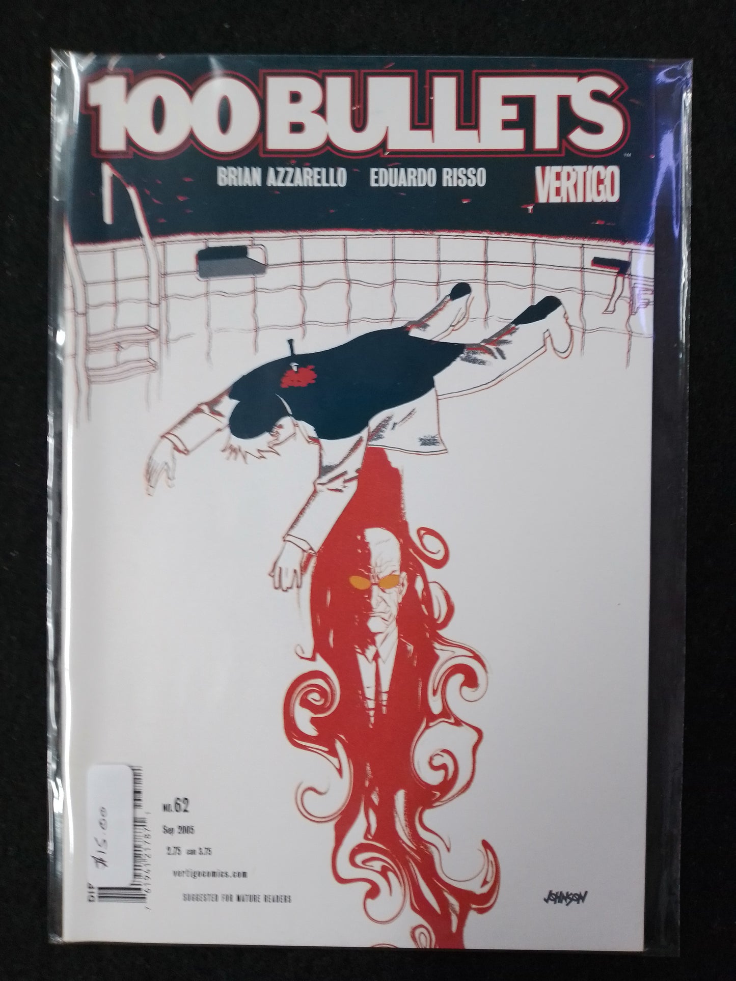100 Bullets Issue 62 - Vertigo Comics - By Brian Azarello Comic Book - N09072