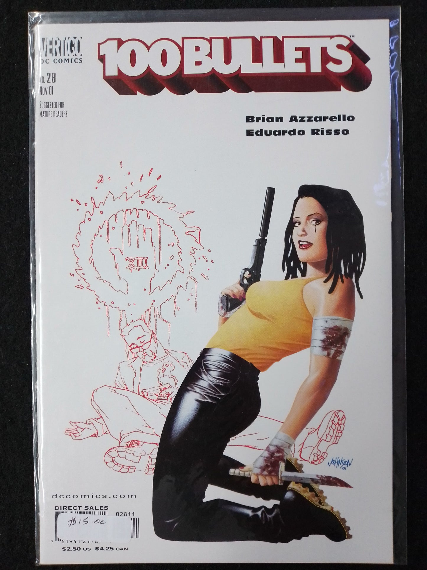 100 Bullets Issue 28 - Vertigo Comics - By Brian Azarello Comic Book - N09075