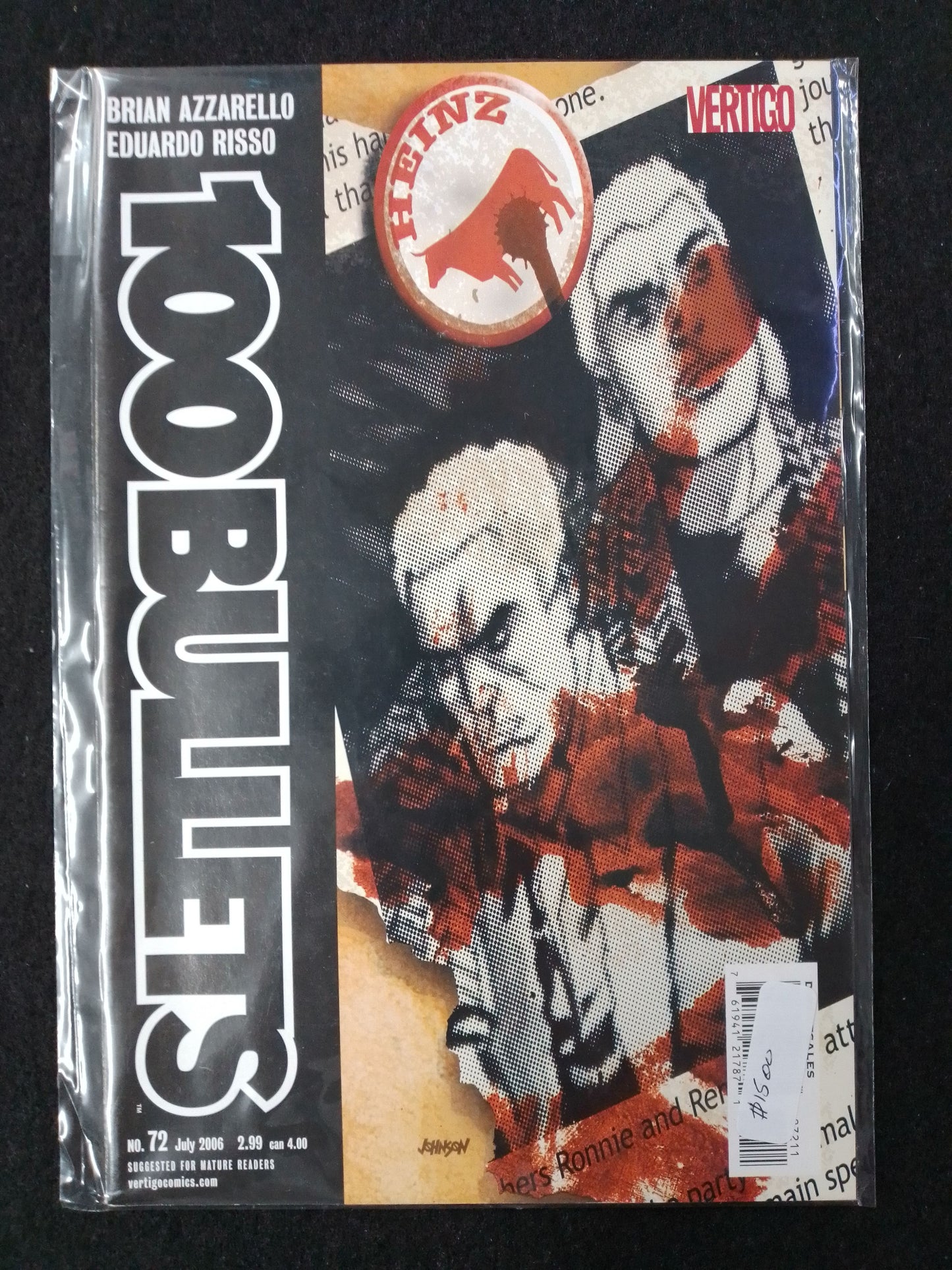 100 Bullets Issue 72 - Vertigo Comics - By Brian Azarello Comic Book - N09076
