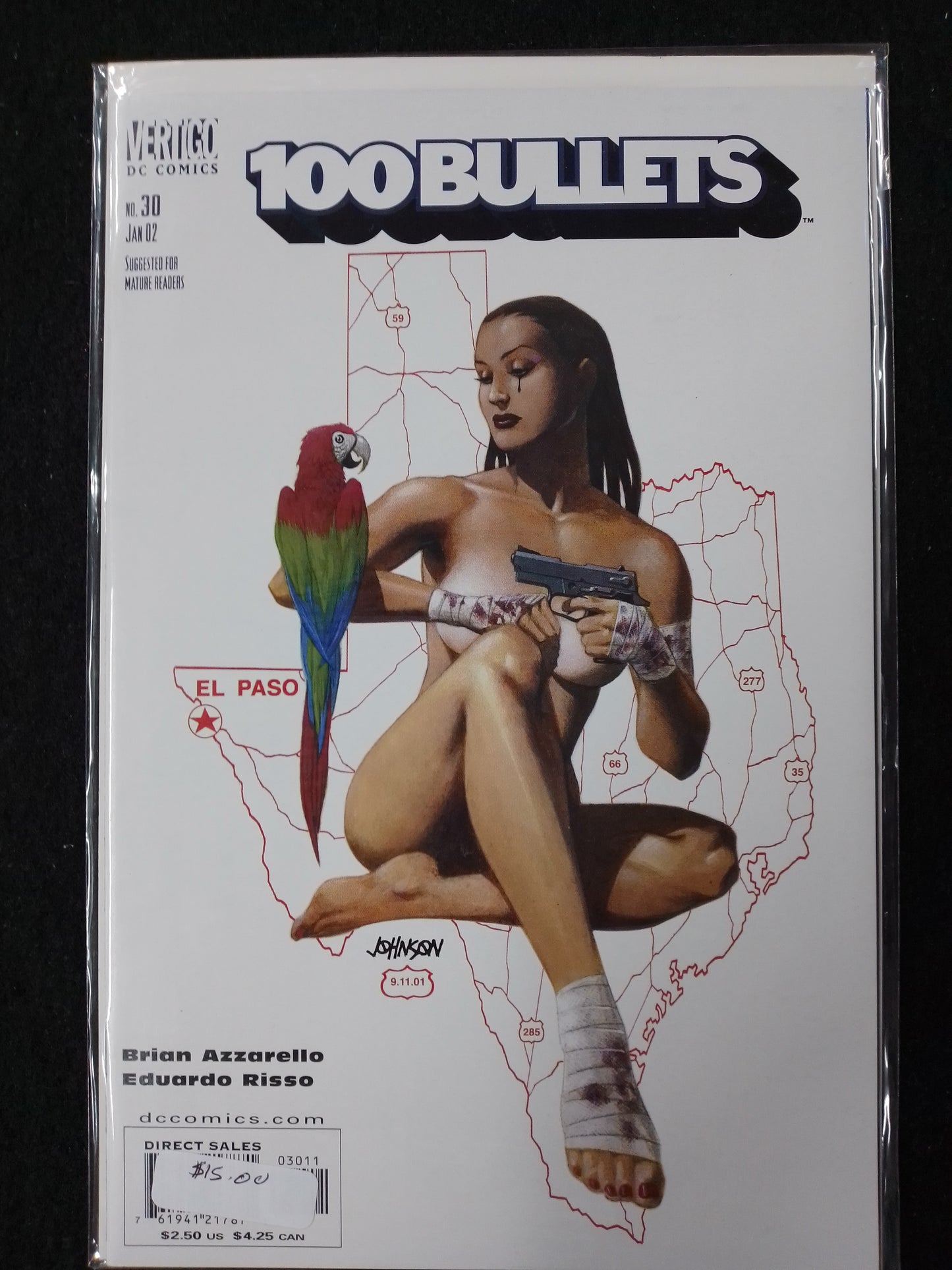 100 Bullets Issue 30 - Vertigo Comics - By Brian Azarello Comic Book - N09080