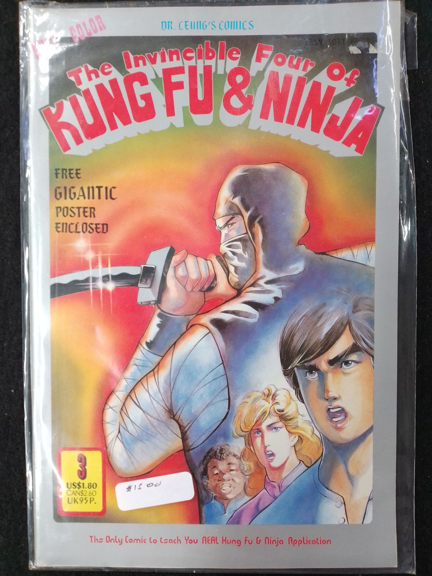 The Invincible Four Of Kung Fu And Ninja #3 Comic Book - N09091