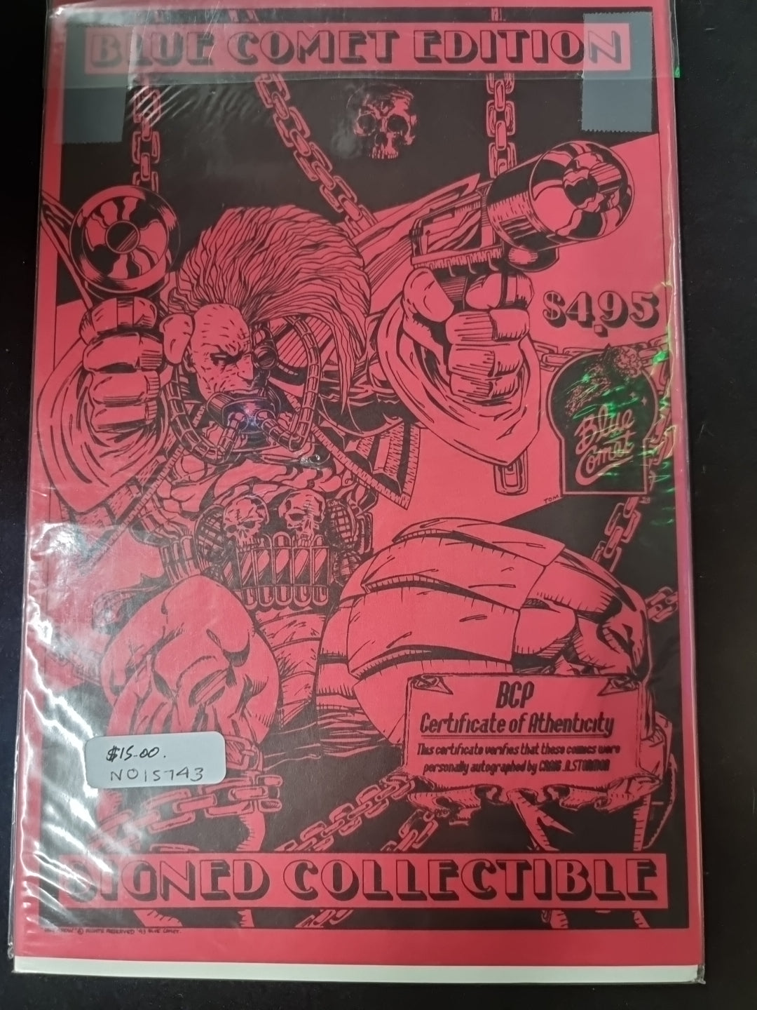 Bladesmen #0 Blue Comet (1993) FN/VF 1st Print Comic Book Sign With COA