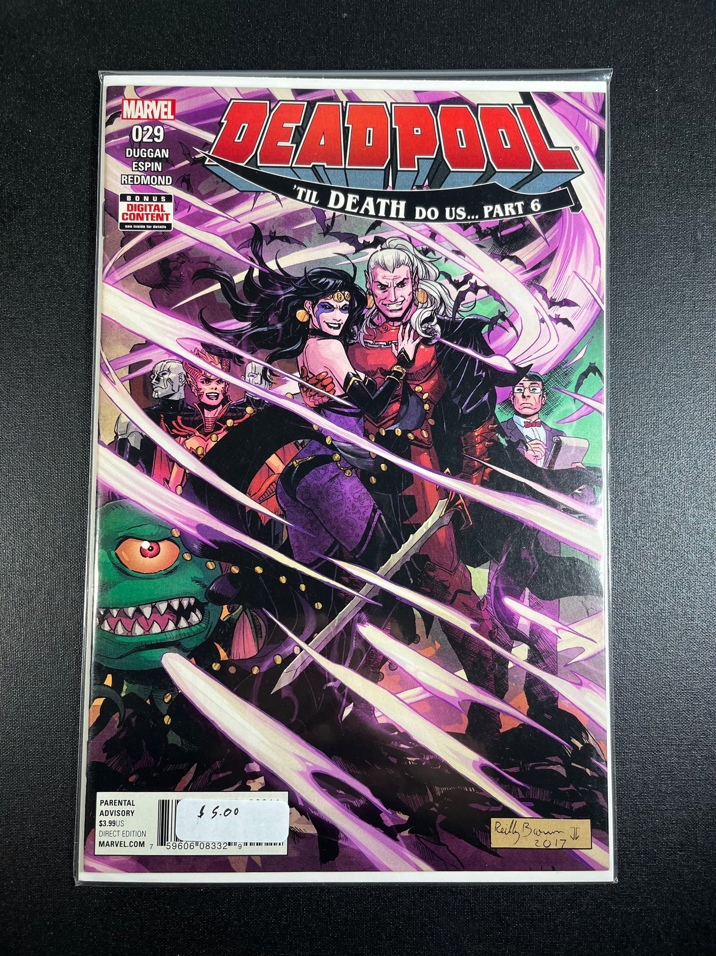 Deadpool #29 Til Death Do Us… Part 6 Marvel Comics 2017